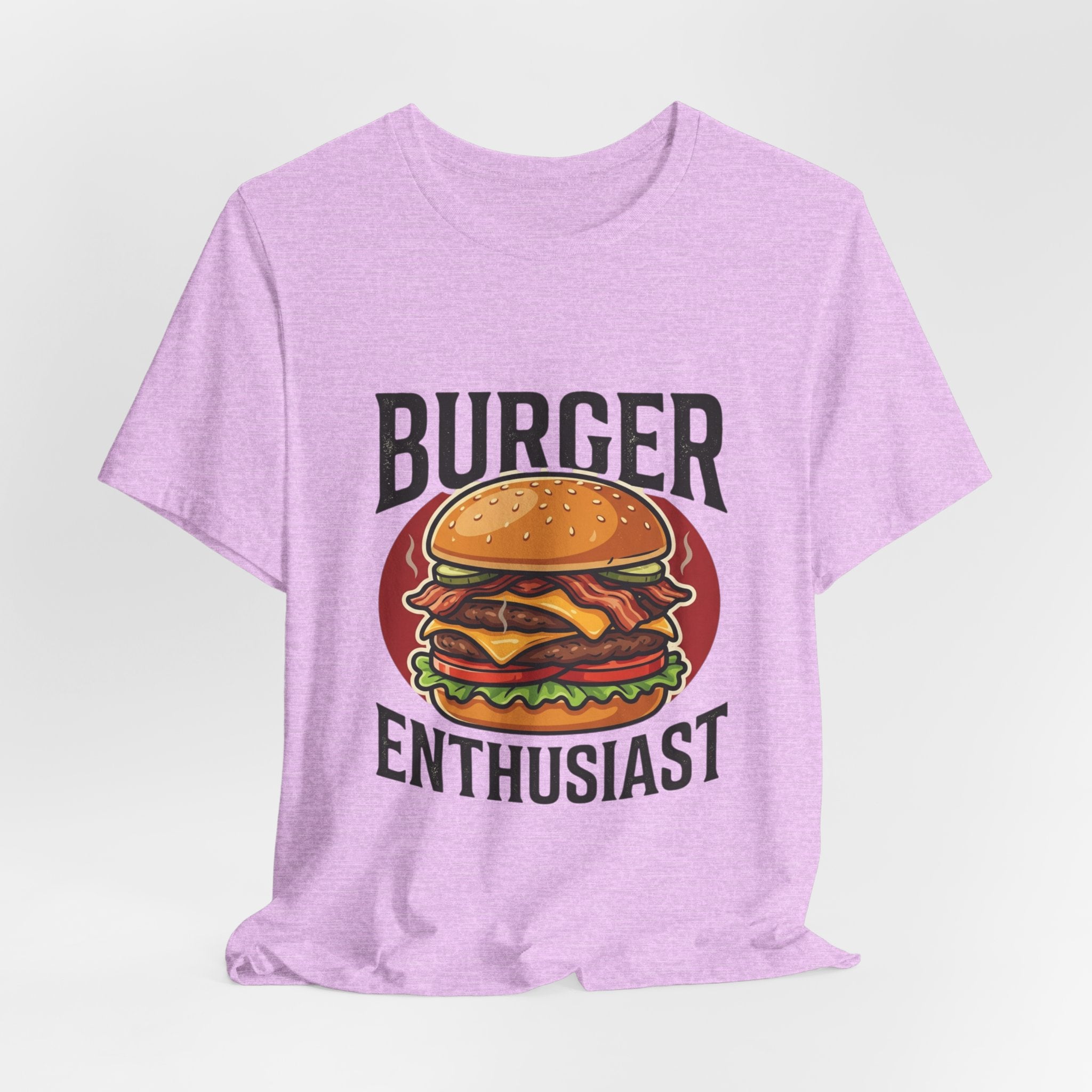Burger Enthusiast T-Shirt — Retro Cheeseburger Graphic Tee for Foodies
