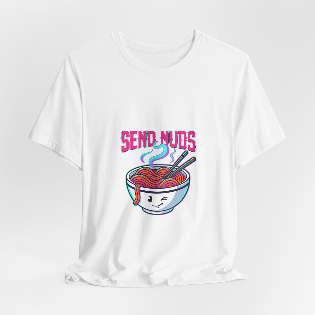 Ramen 'Send Nuds' Graphic Tee — Cute Kawaii Noodle Shirt