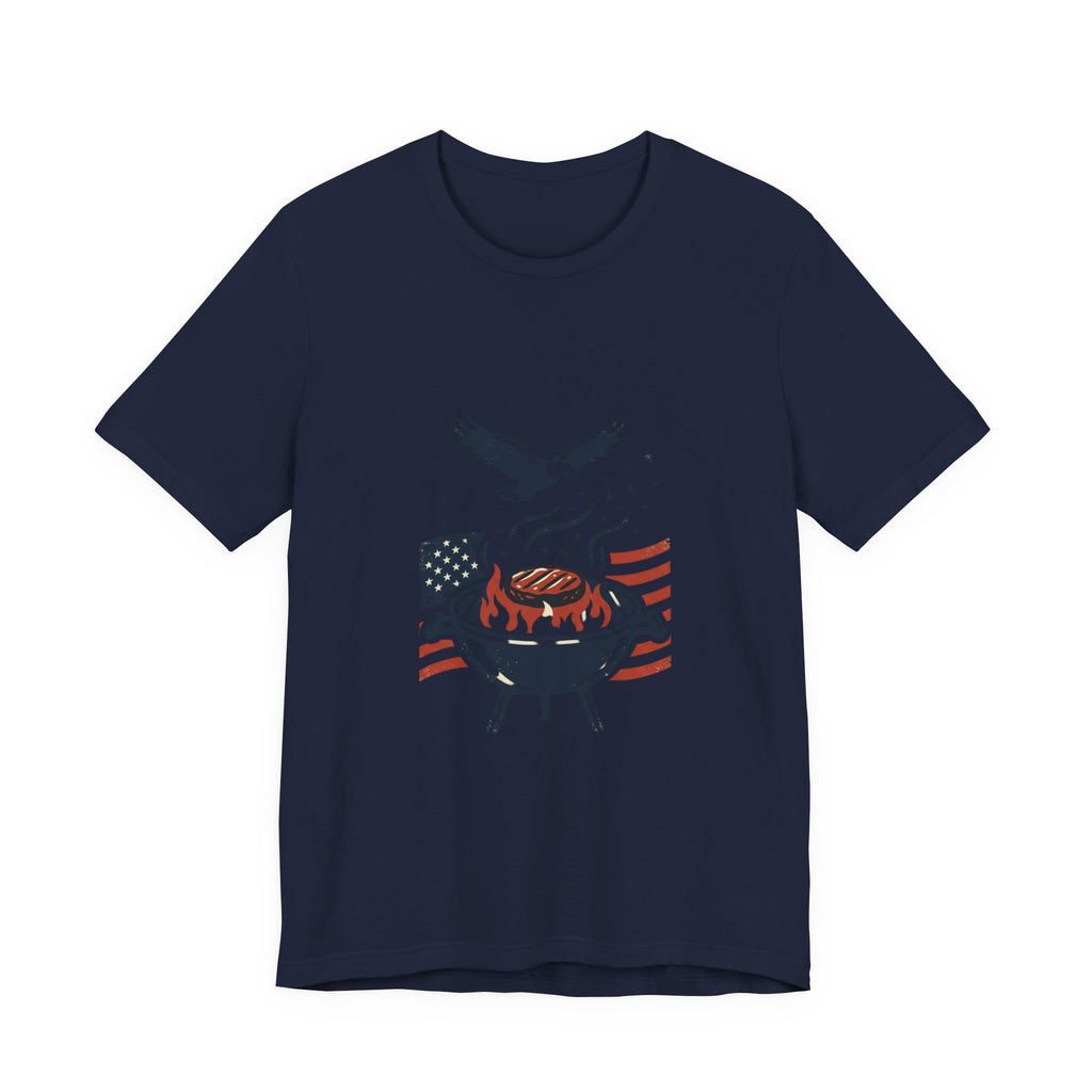 Faith & Freedom BBQ Tee | Patriotic vintage Americana July 4th