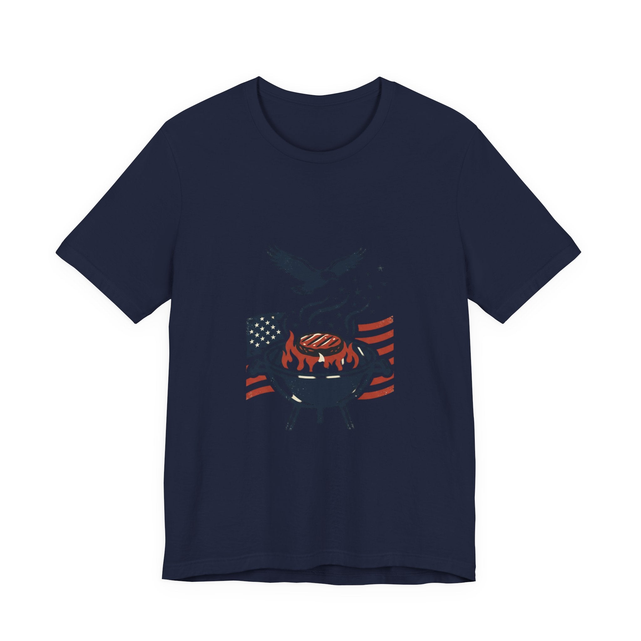 Faith & Freedom BBQ Tee | Patriotic vintage Americana July 4th