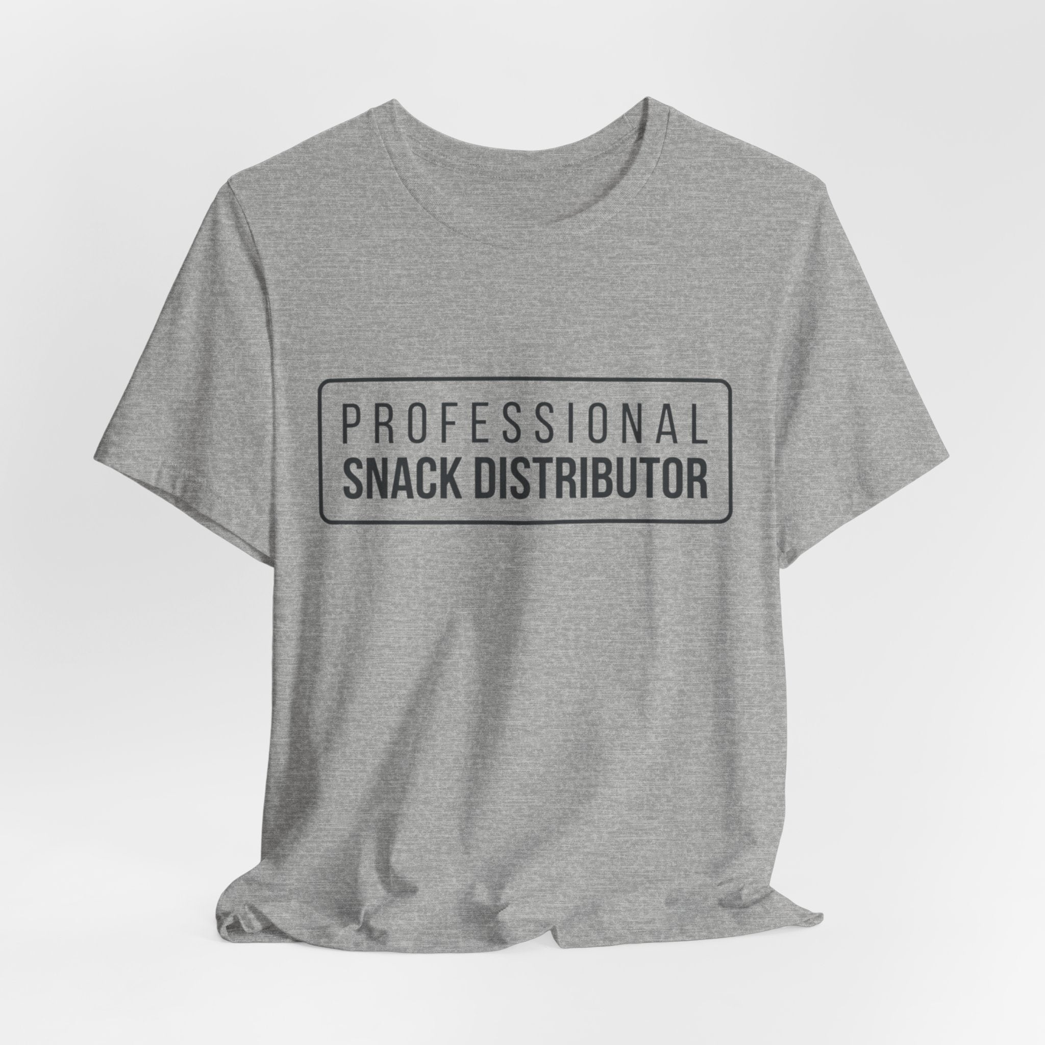 Professional Snack Distributor Tee — Funny Food Lover T-Shirt