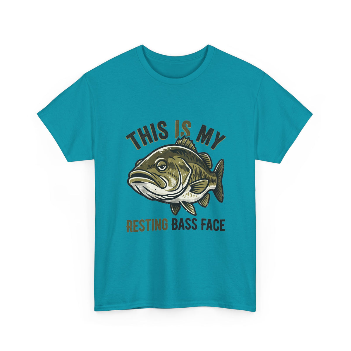 Resting Bass Face Fishing T-Shirt