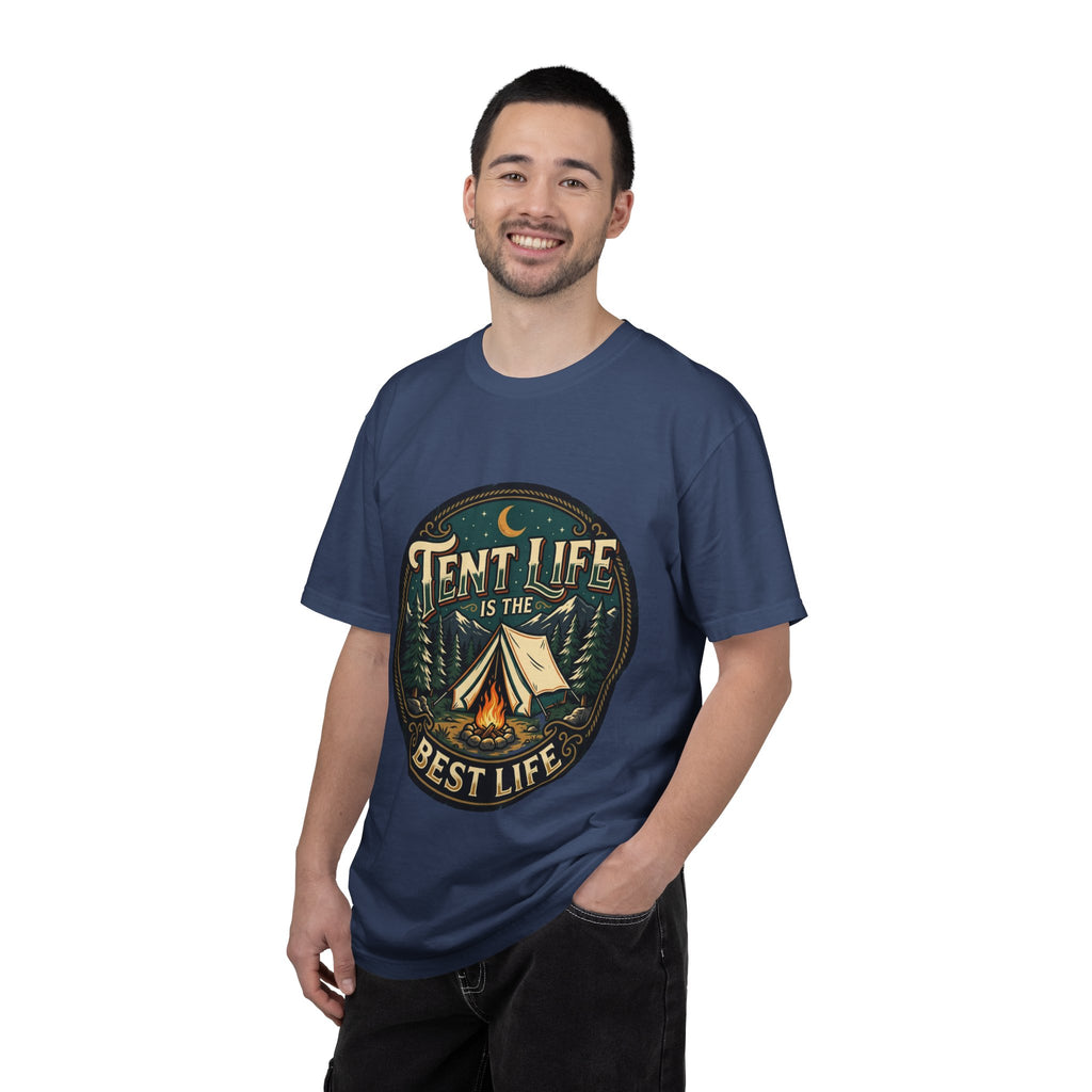 Tent Life T-Shirt — 'Tent Life is the Best Life' Camping Graphic Tee