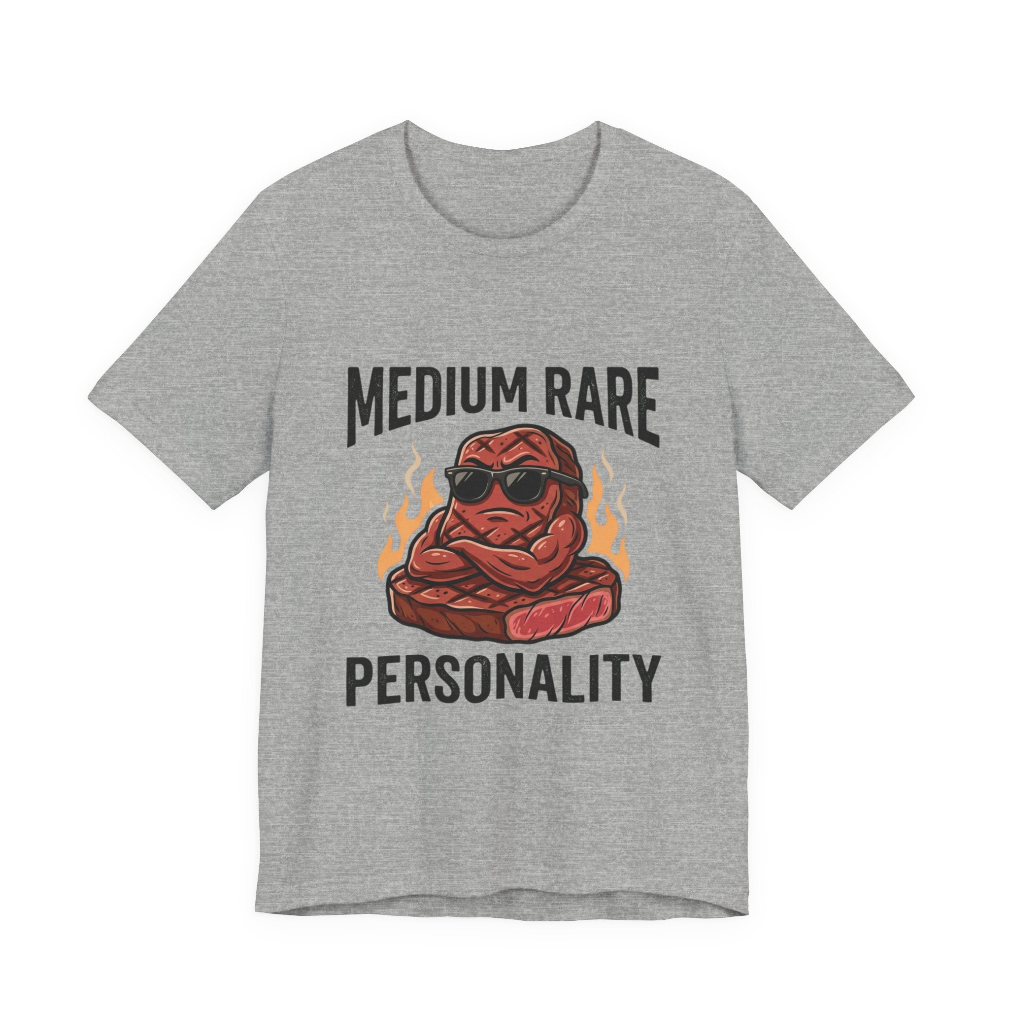 Medium Rare Personality Steak T-Shirt — Funny Grill & BBQ Shirt