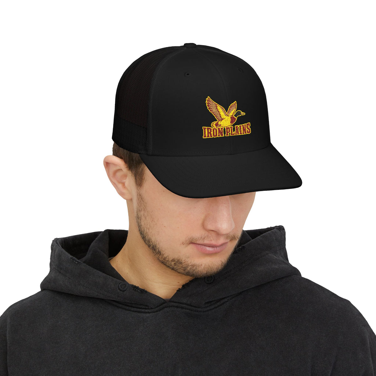 Iron Plains Bird Logo Trucker Hat