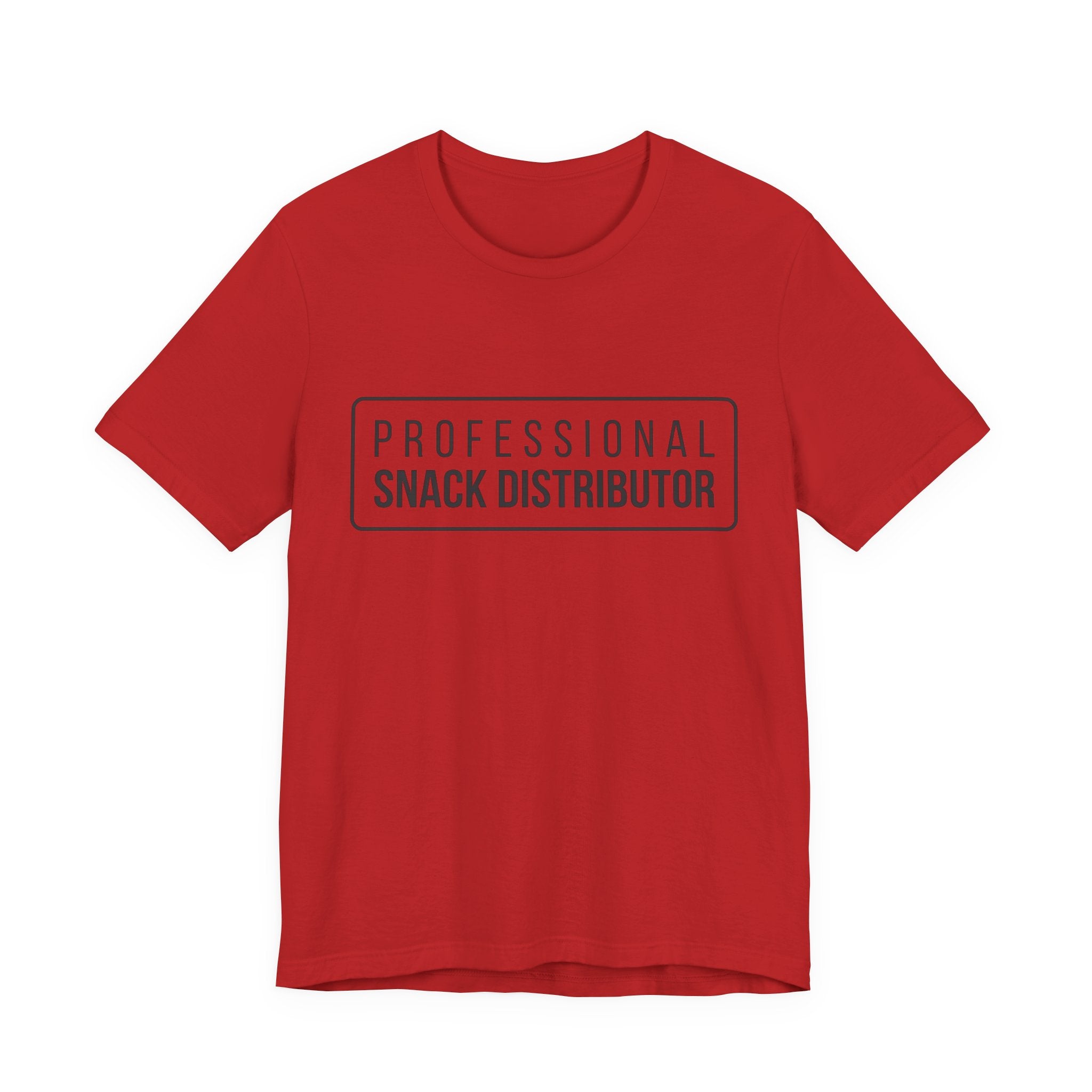 Professional Snack Distributor Tee — Funny Food Lover T-Shirt