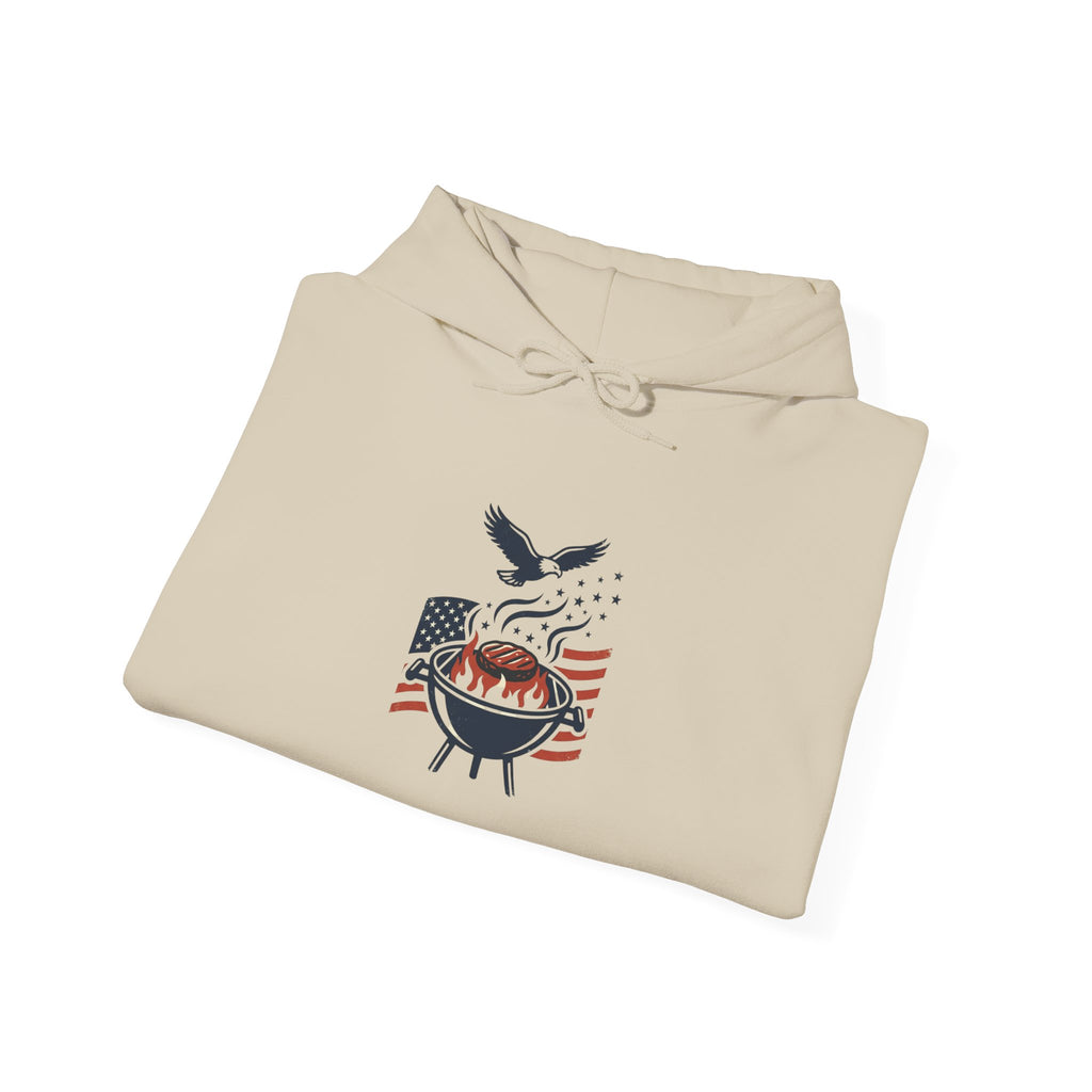 Faith & Freedom July 4th Hoodie | Patriotic, Vintage Americana