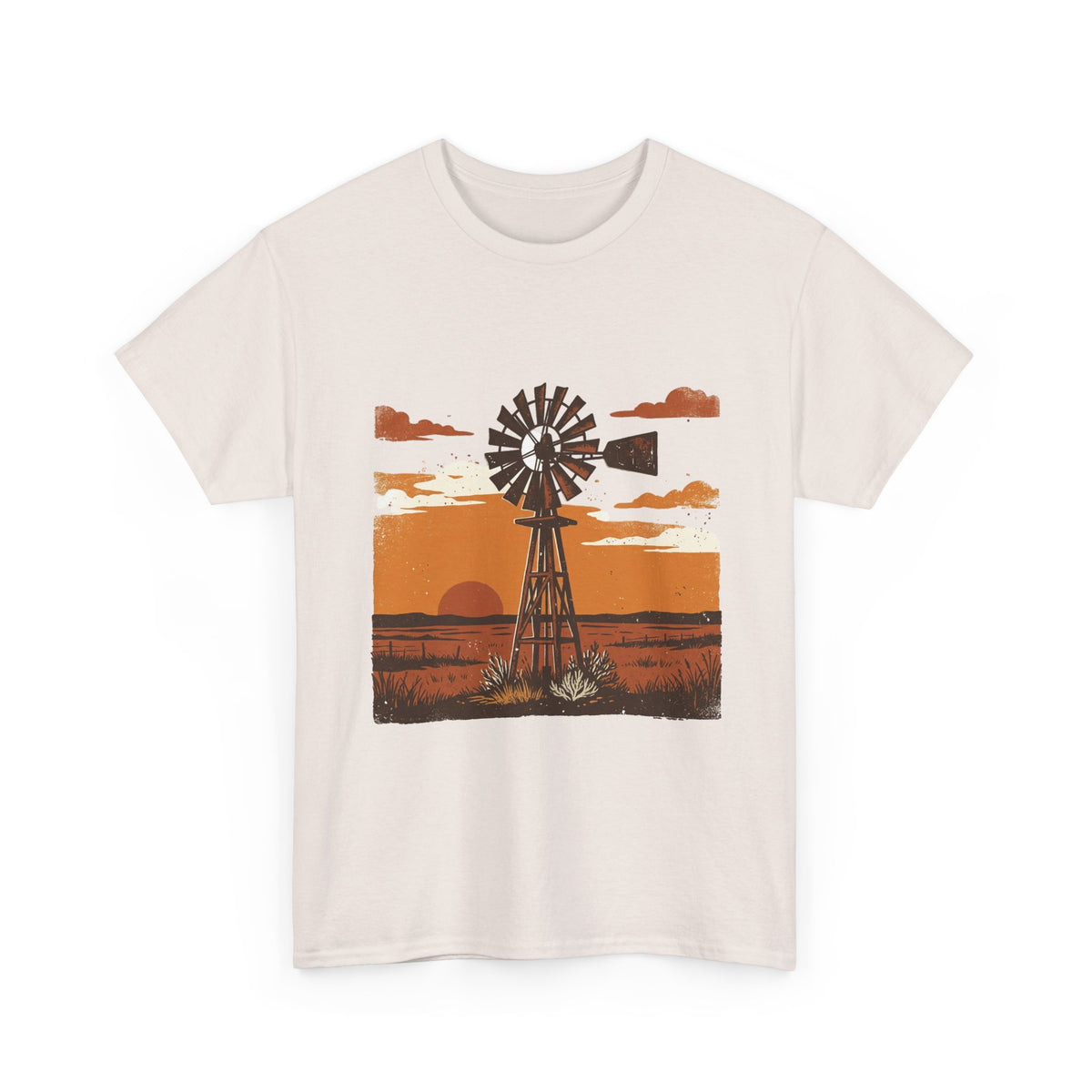 Windmill Sunset T-Shirt