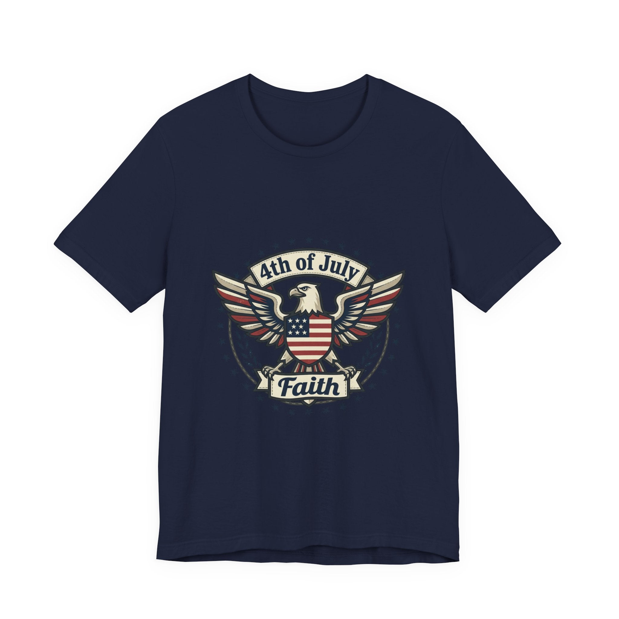 Faith & Freedom Eagle Tee | Patriotic, Vintage Americana, July 4th