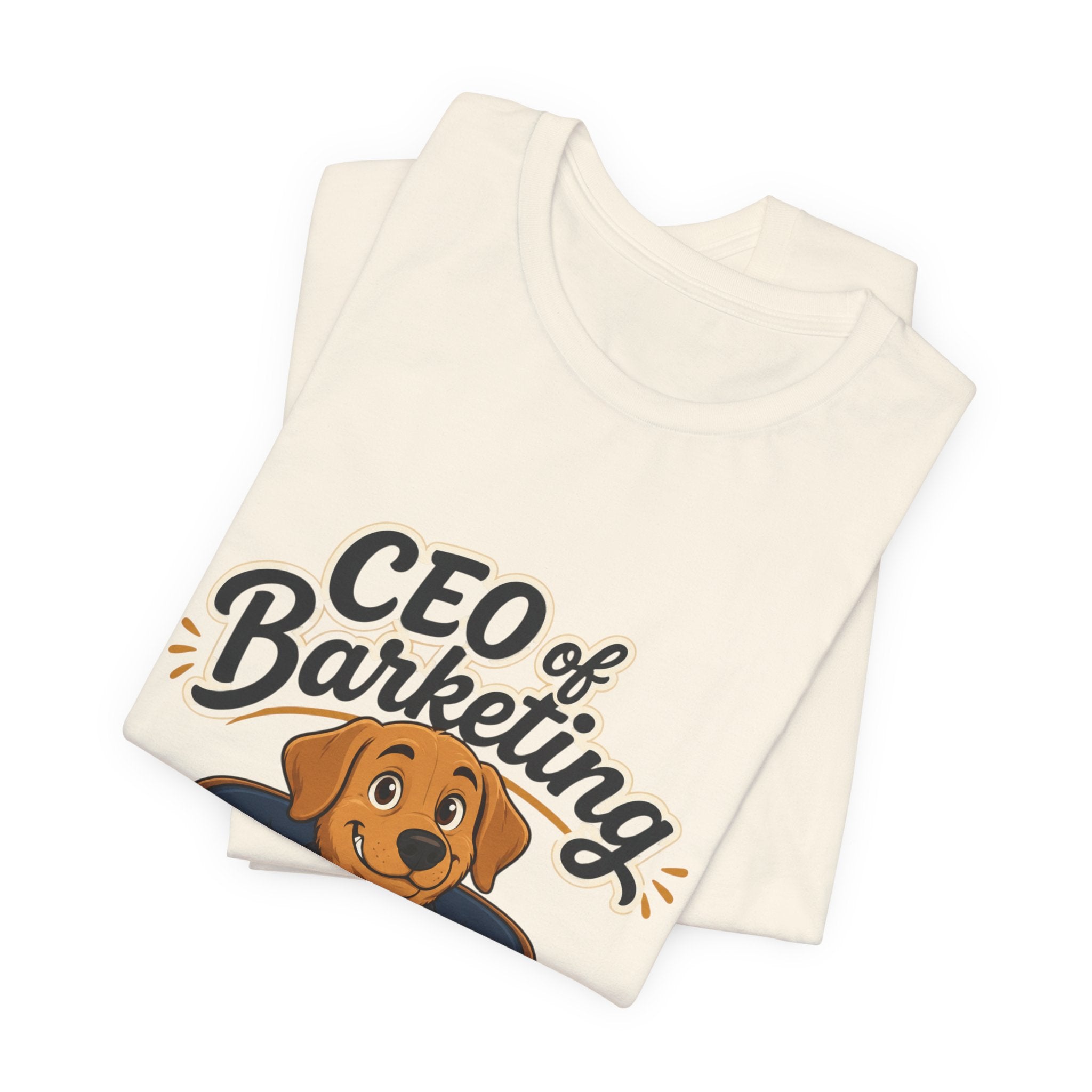 CEO of Barketing T-Shirt — Funny Dog Marketing Tee for Pet Lovers & Marketers
