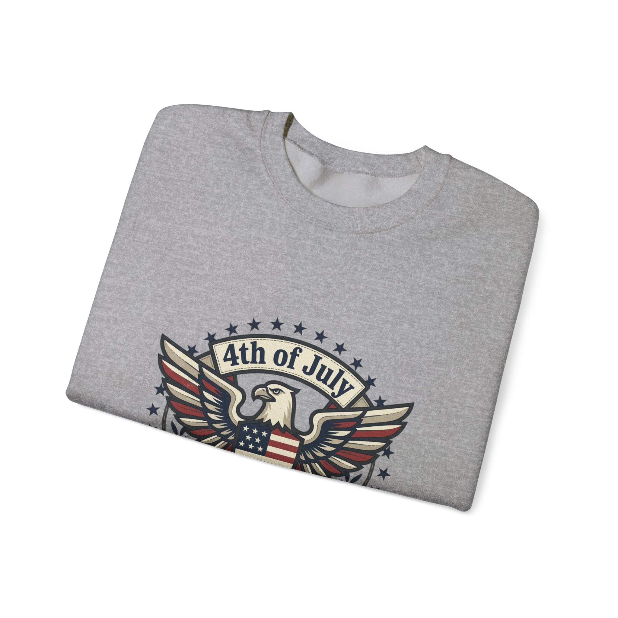 Faith & Freedom 4th of July Sweatshirt | patriotic, faith-based, vintage Americana
