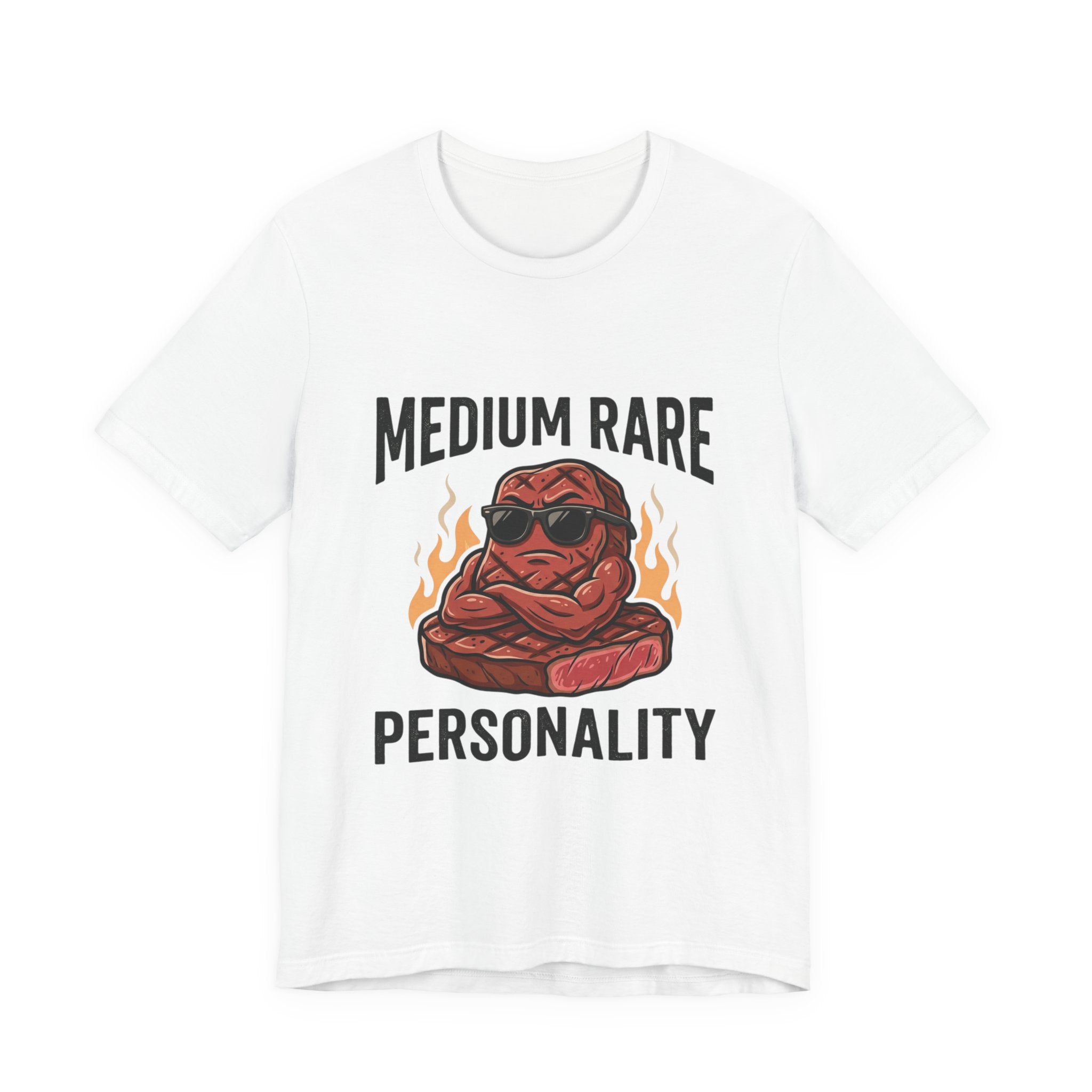 Medium Rare Personality Steak T-Shirt — Funny Grill & BBQ Shirt