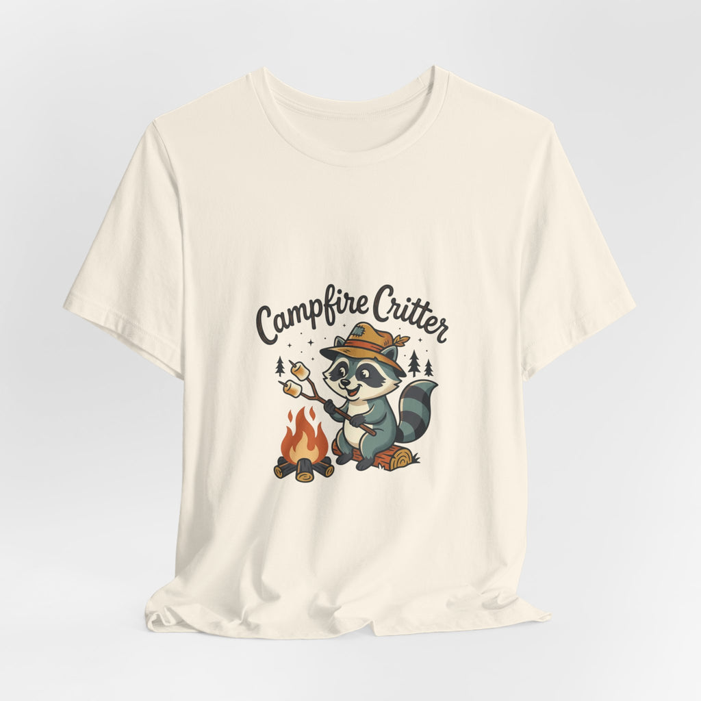 Campfire Critter T‑Shirt — Cute Raccoon Camping Tee