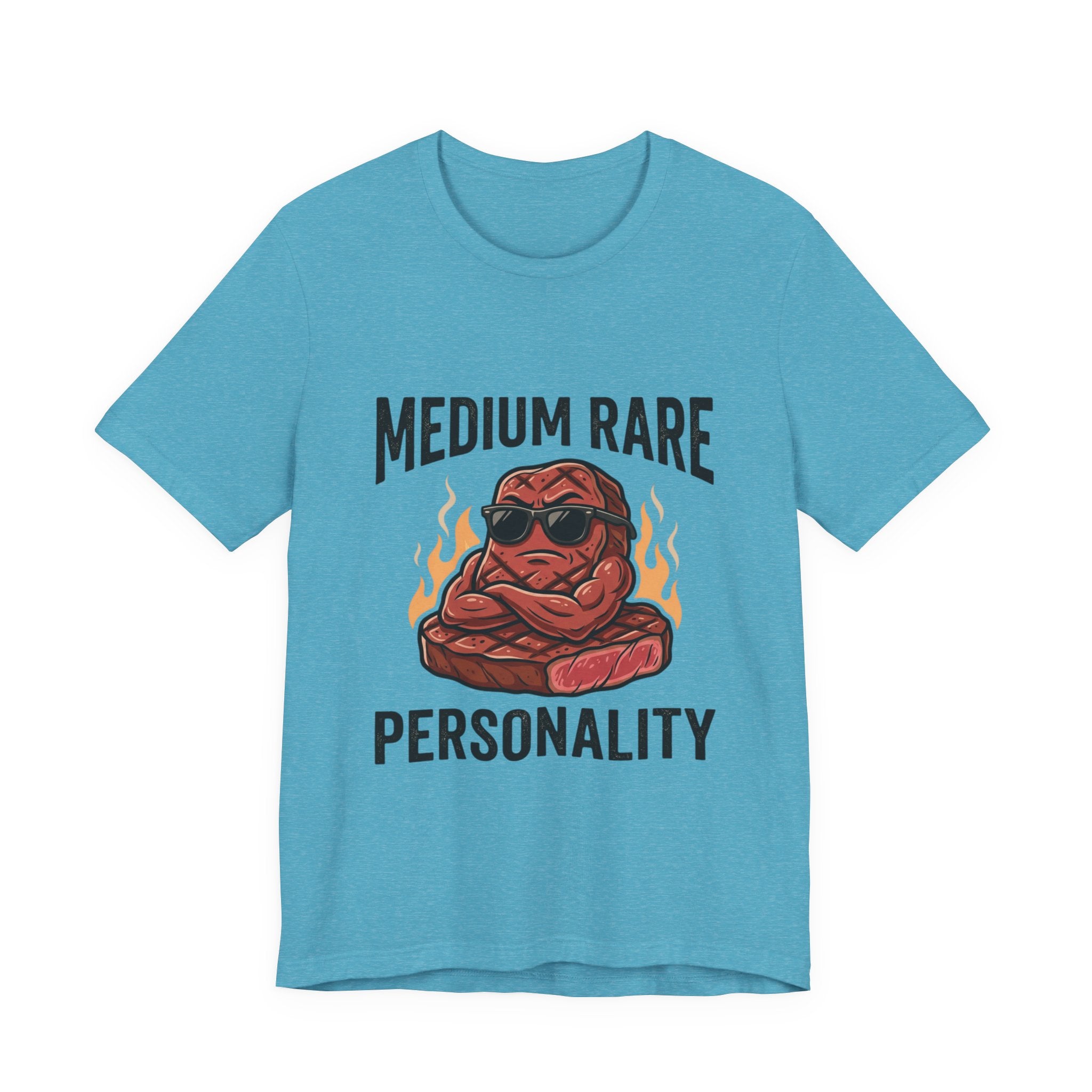 Medium Rare Personality Steak T-Shirt — Funny Grill & BBQ Shirt