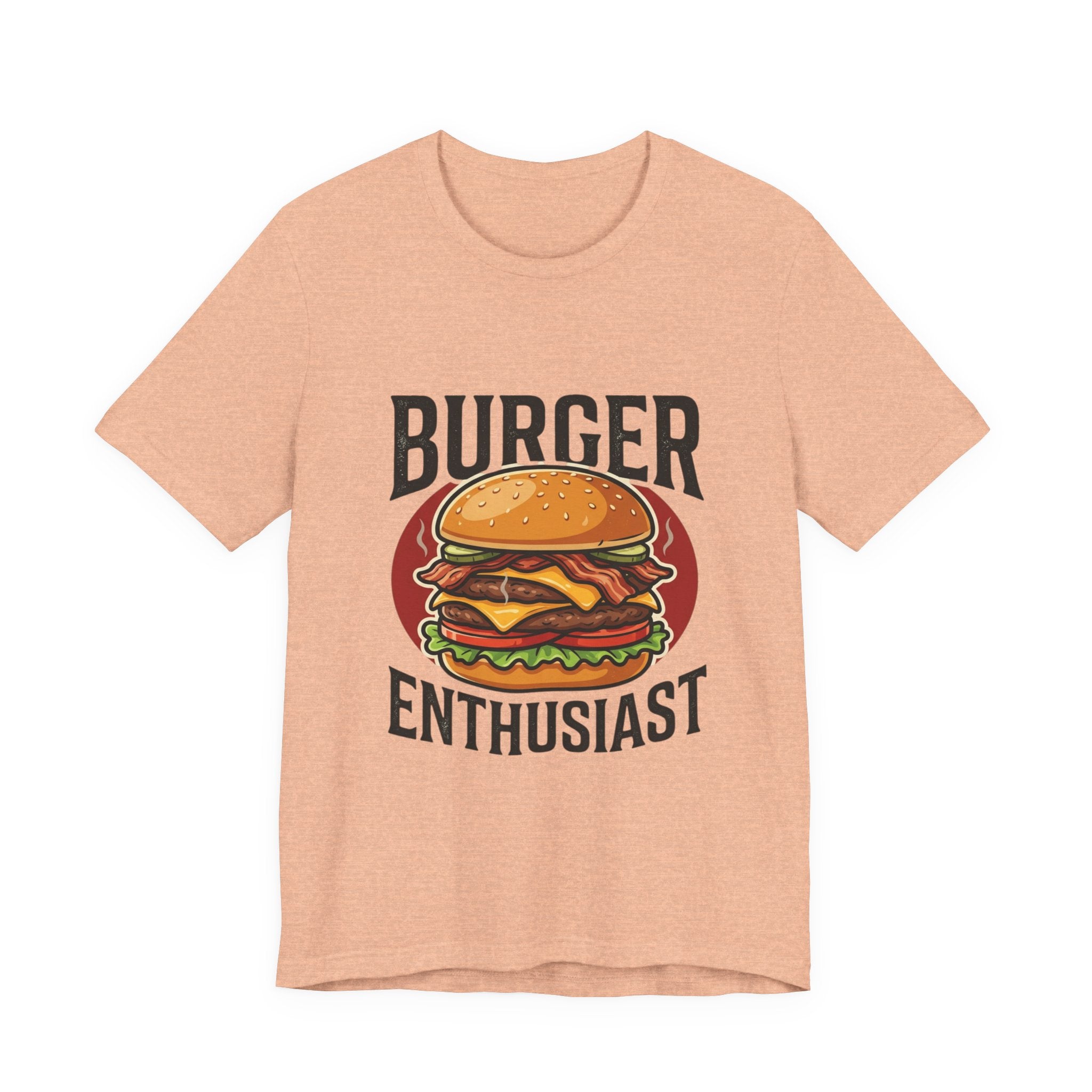 Burger Enthusiast T-Shirt — Retro Cheeseburger Graphic Tee for Foodies