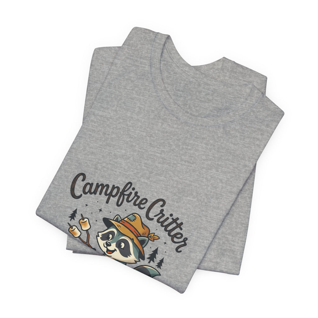 Campfire Critter T‑Shirt — Cute Raccoon Camping Tee