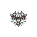 4th of July Faith Eagle Sticker | Patriotic, Faith-Based, Vintage Americana