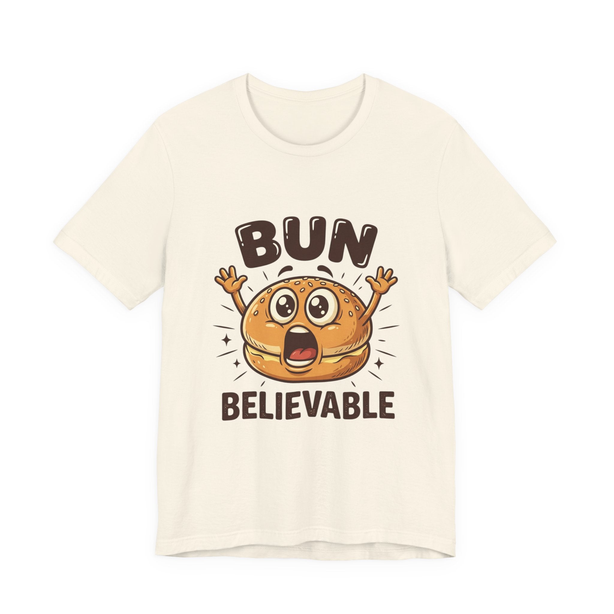 Bun Believable Burger Tee — Funny Cute Food Pun T-Shirt