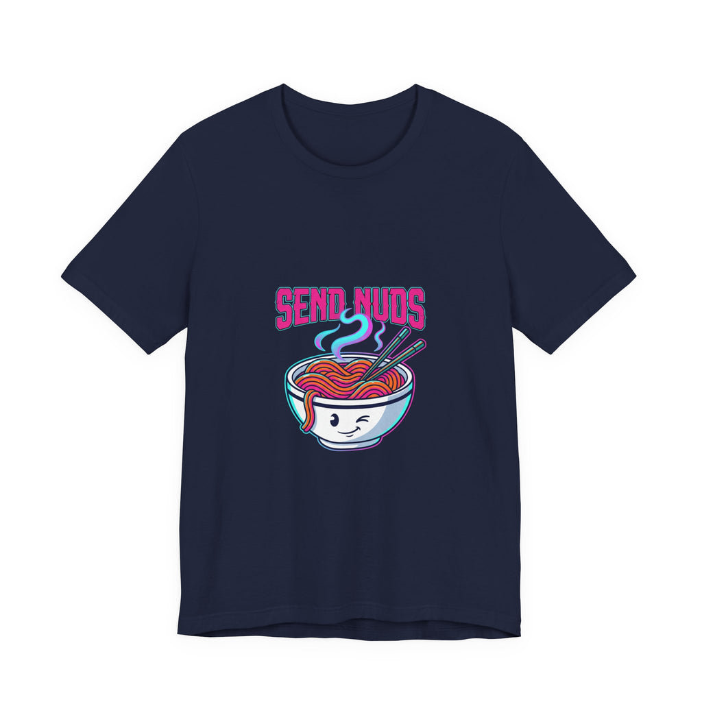 Ramen 'Send Nuds' Graphic Tee — Cute Kawaii Noodle Shirt