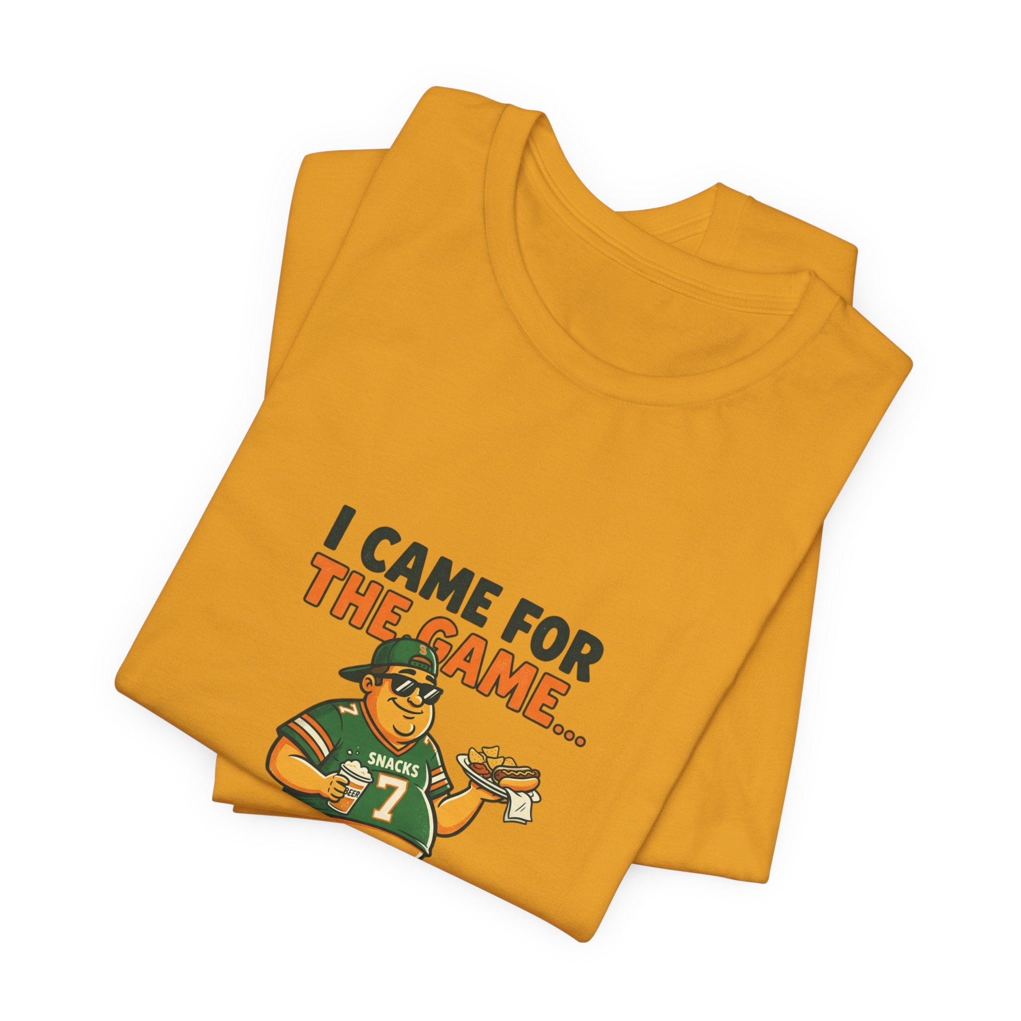 I Came for the Game, Stayed for the Snacks T-Shirt