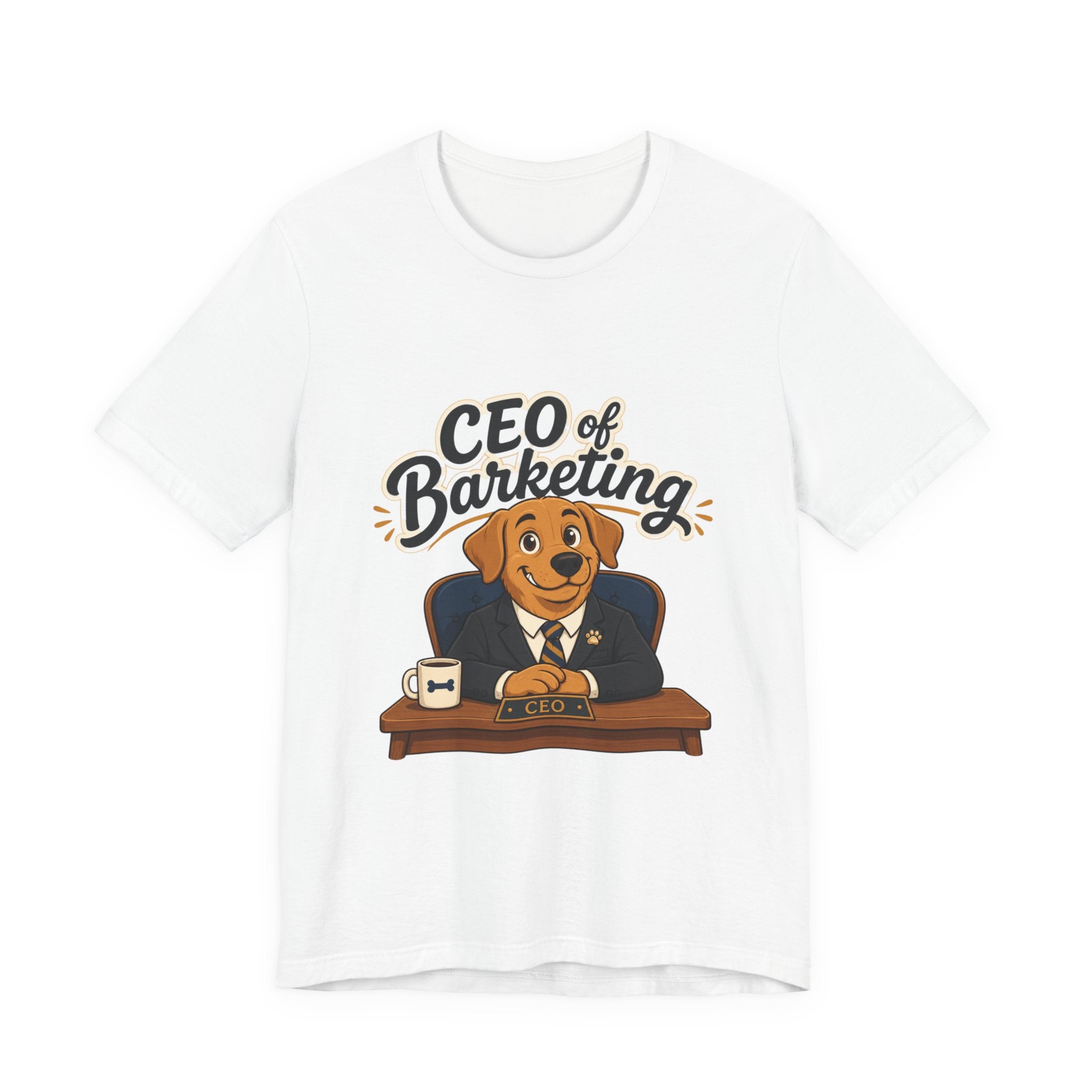 CEO of Barketing T-Shirt — Funny Dog Marketing Tee for Pet Lovers & Marketers