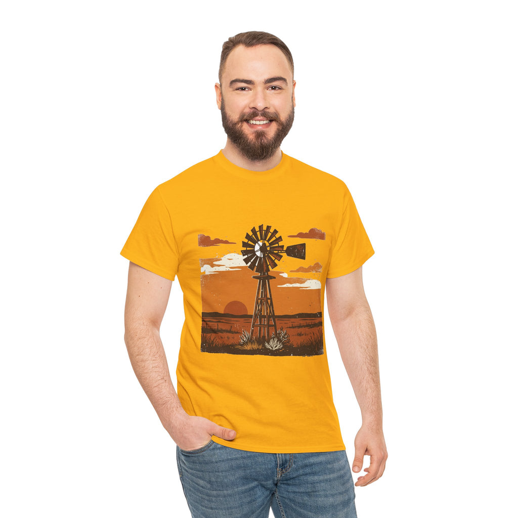 Windmill Sunset T-Shirt