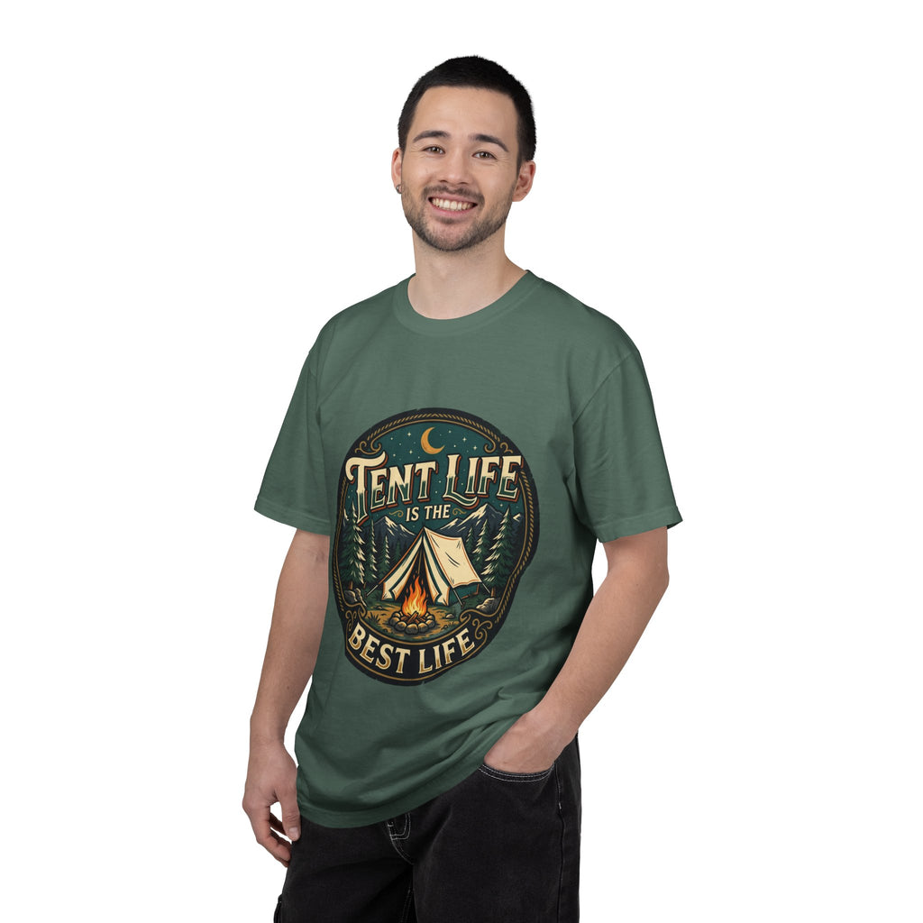 Tent Life T-Shirt — 'Tent Life is the Best Life' Camping Graphic Tee