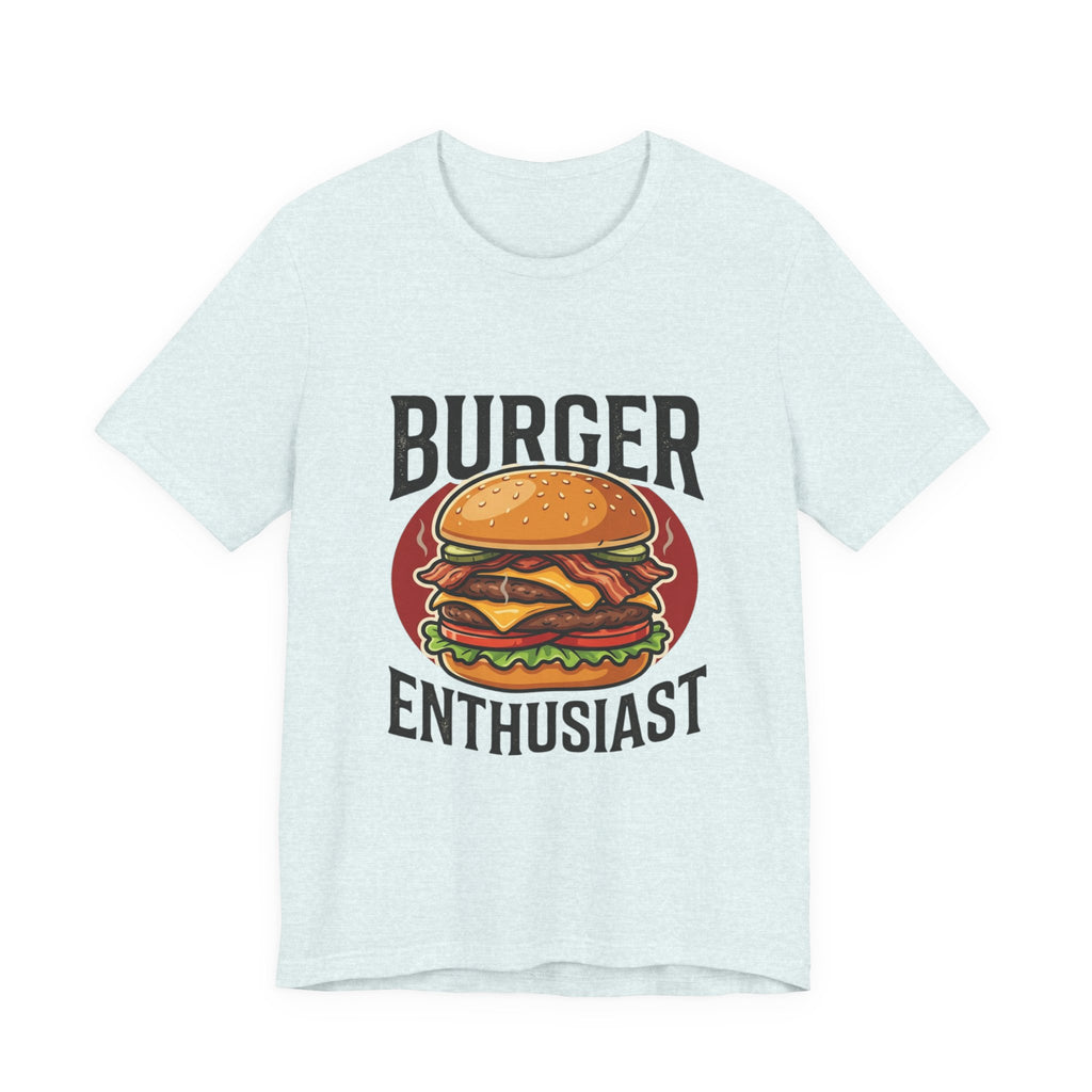 Burger Enthusiast T-Shirt — Retro Cheeseburger Graphic Tee for Foodies