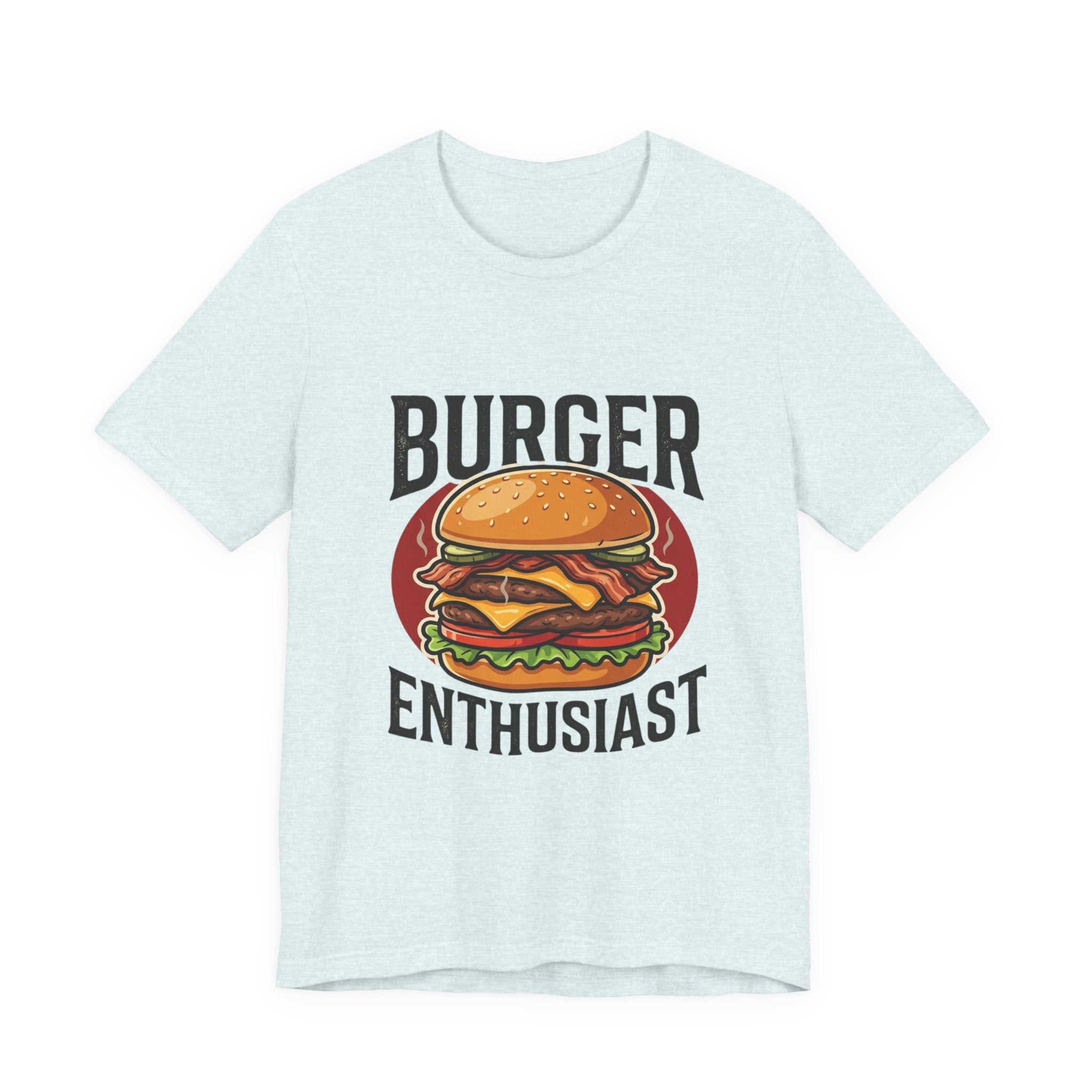 Burger Enthusiast T-Shirt — Retro Cheeseburger Graphic Tee for Foodies