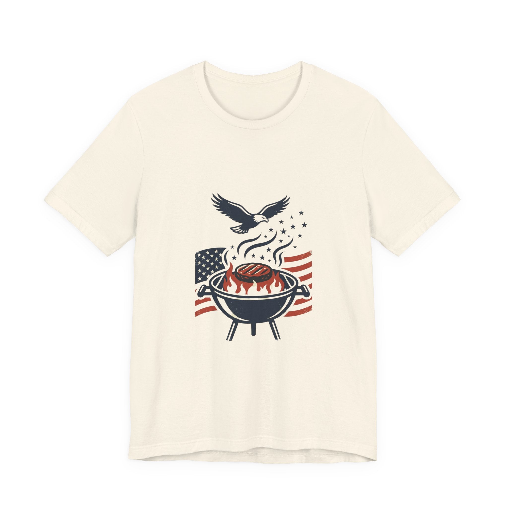 Faith & Freedom BBQ Tee | Patriotic vintage Americana July 4th