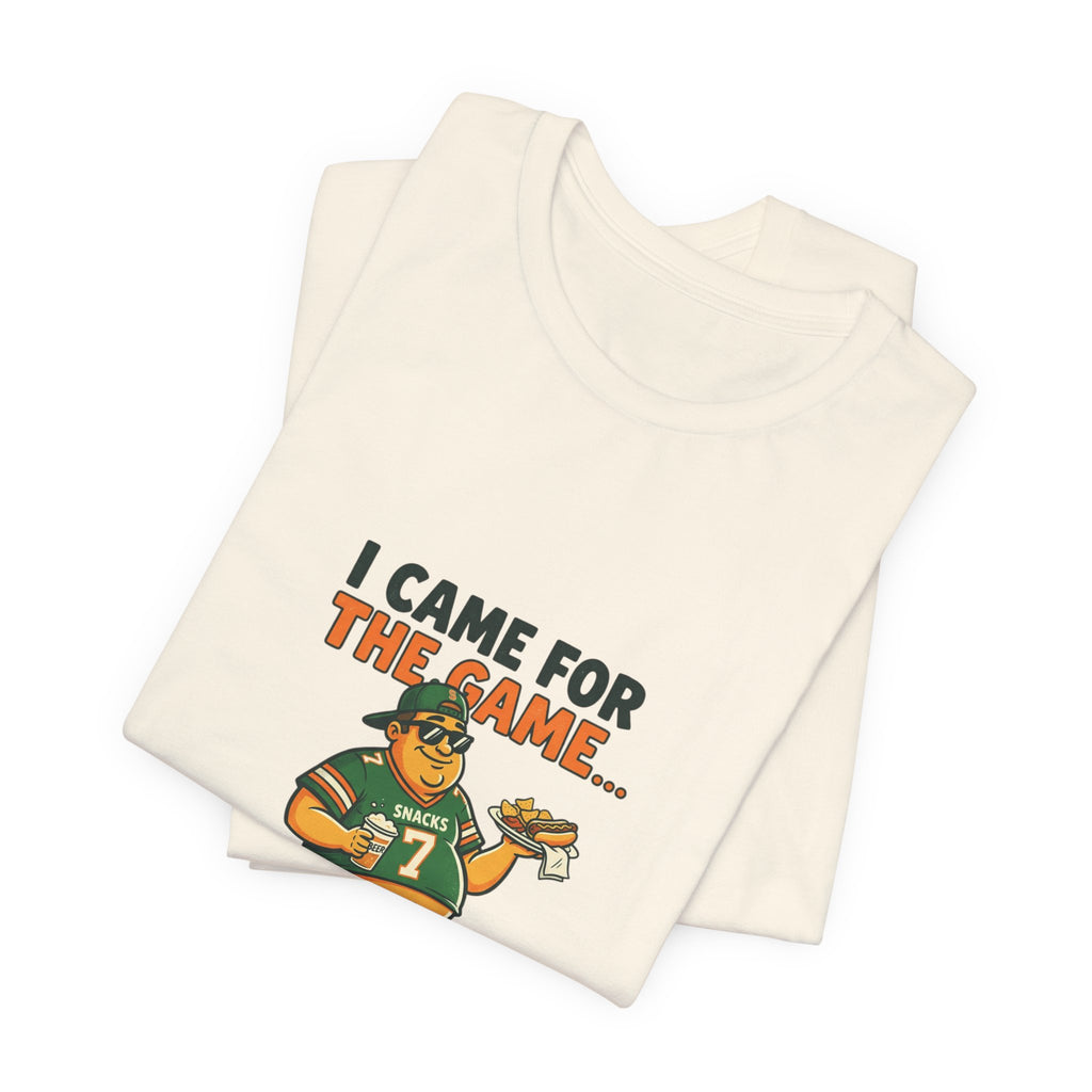 I Came for the Game, Stayed for the Snacks T-Shirt