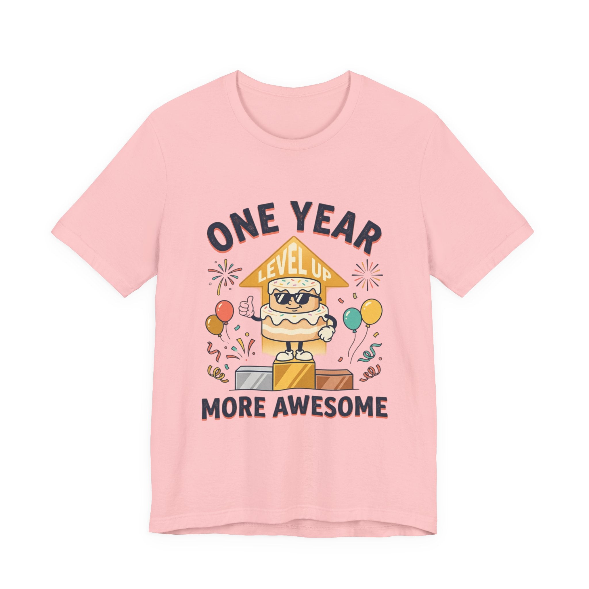 Birthday Baby Tee — "One Year More Awesome" 1st Birthday Shirt