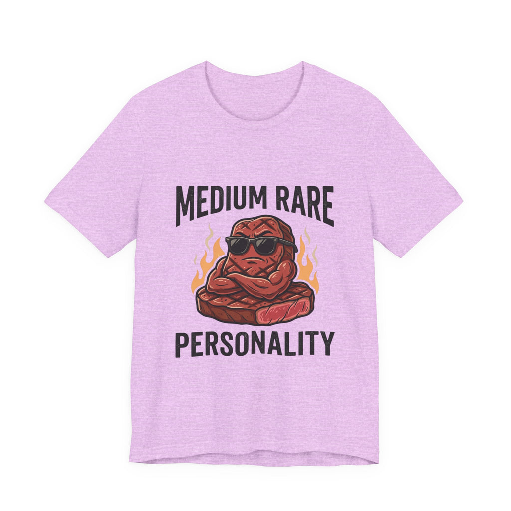 Medium Rare Personality Steak T-Shirt — Funny Grill & BBQ Shirt