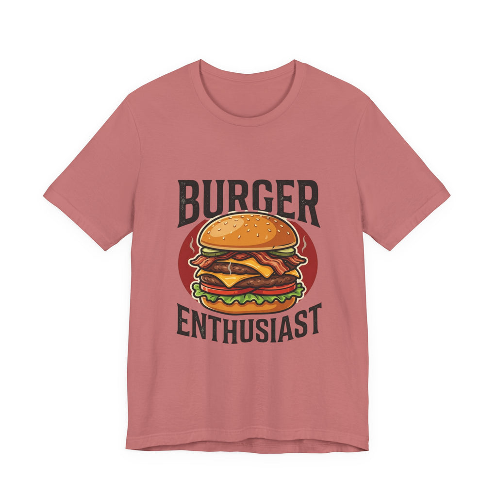 Burger Enthusiast T-Shirt — Retro Cheeseburger Graphic Tee for Foodies