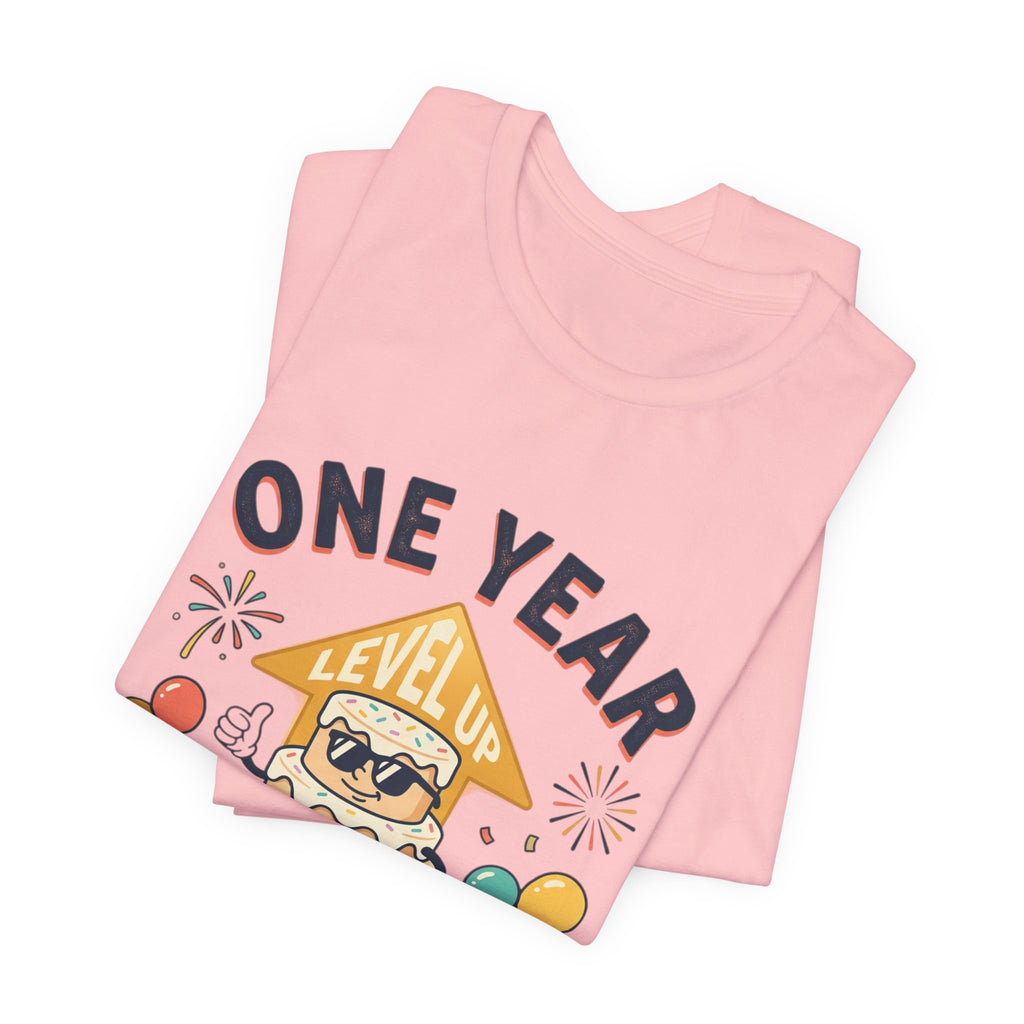 Birthday Baby Tee — "One Year More Awesome" 1st Birthday Shirt