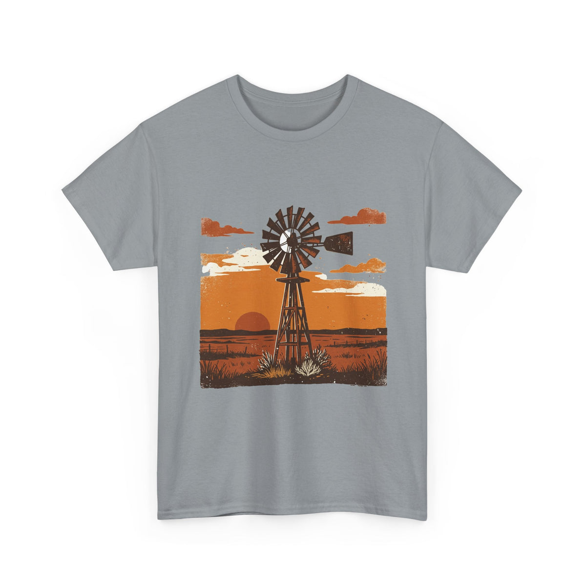 Windmill Sunset T-Shirt