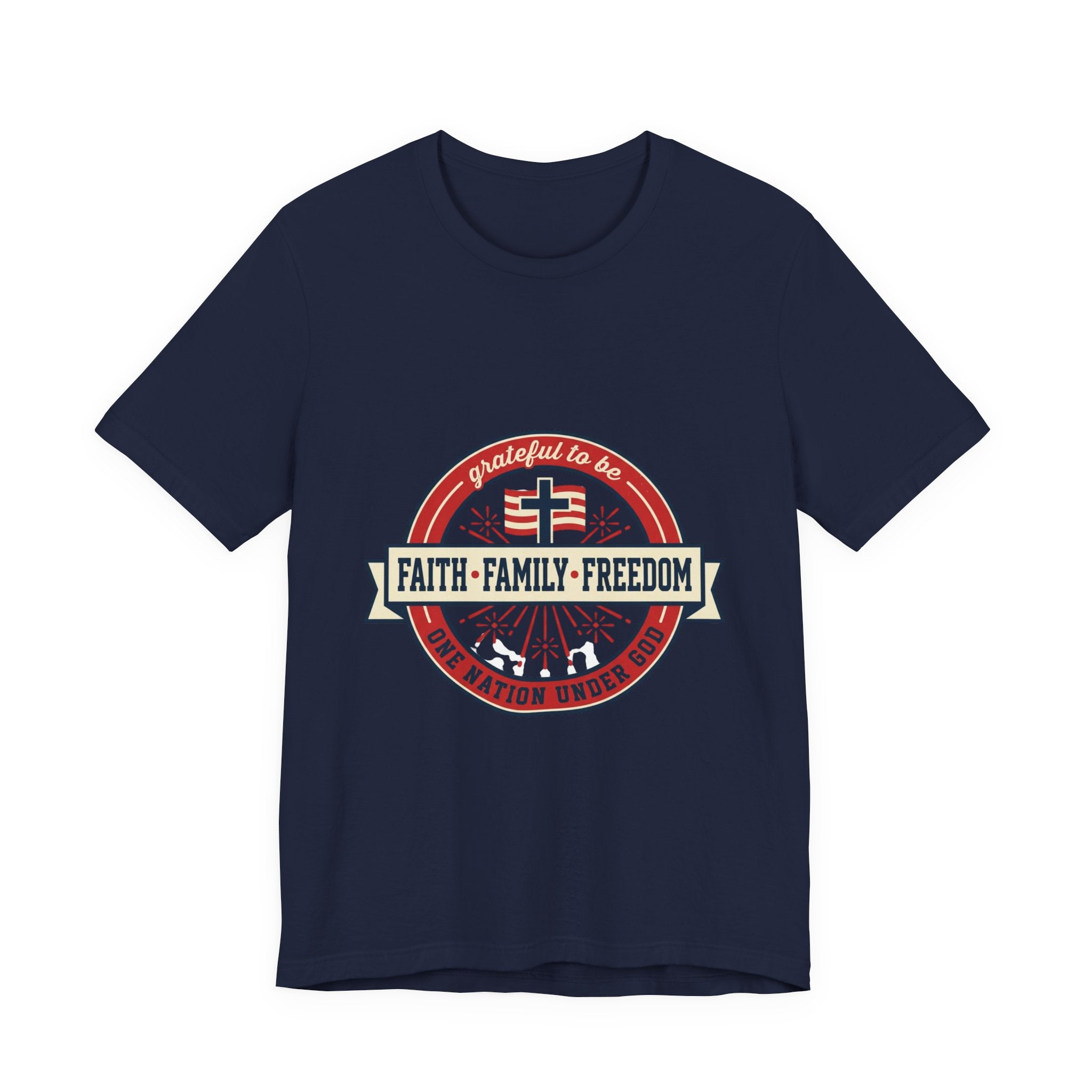 Faith • Family • Freedom T-Shirt | patriotic faith-based vintage Americana