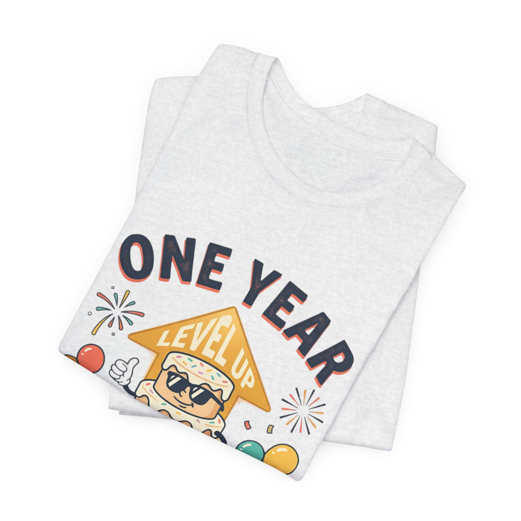 Birthday Baby Tee — "One Year More Awesome" 1st Birthday Shirt