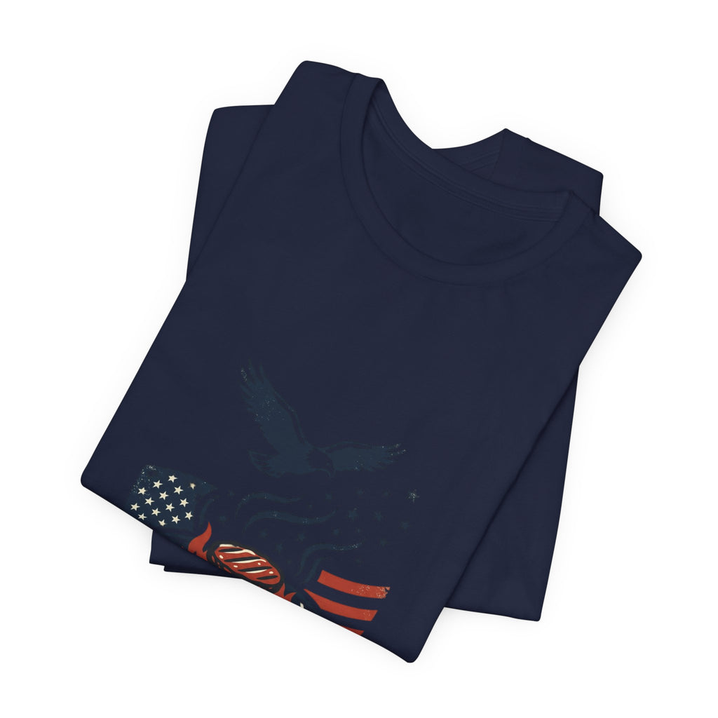 Faith & Freedom BBQ Tee | Patriotic vintage Americana July 4th