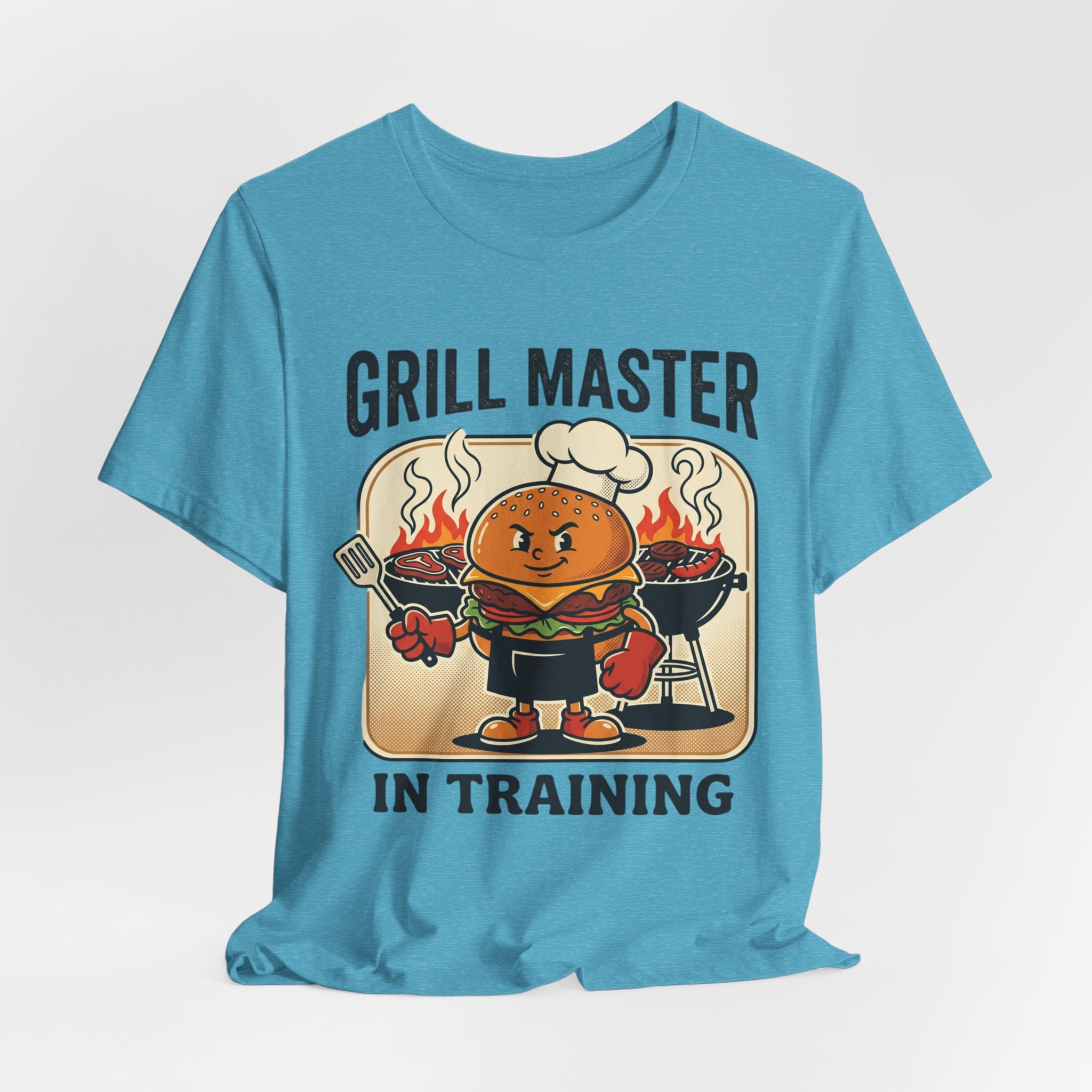 Grill Master in Training T-Shirt — Funny BBQ Burger Chef Tee