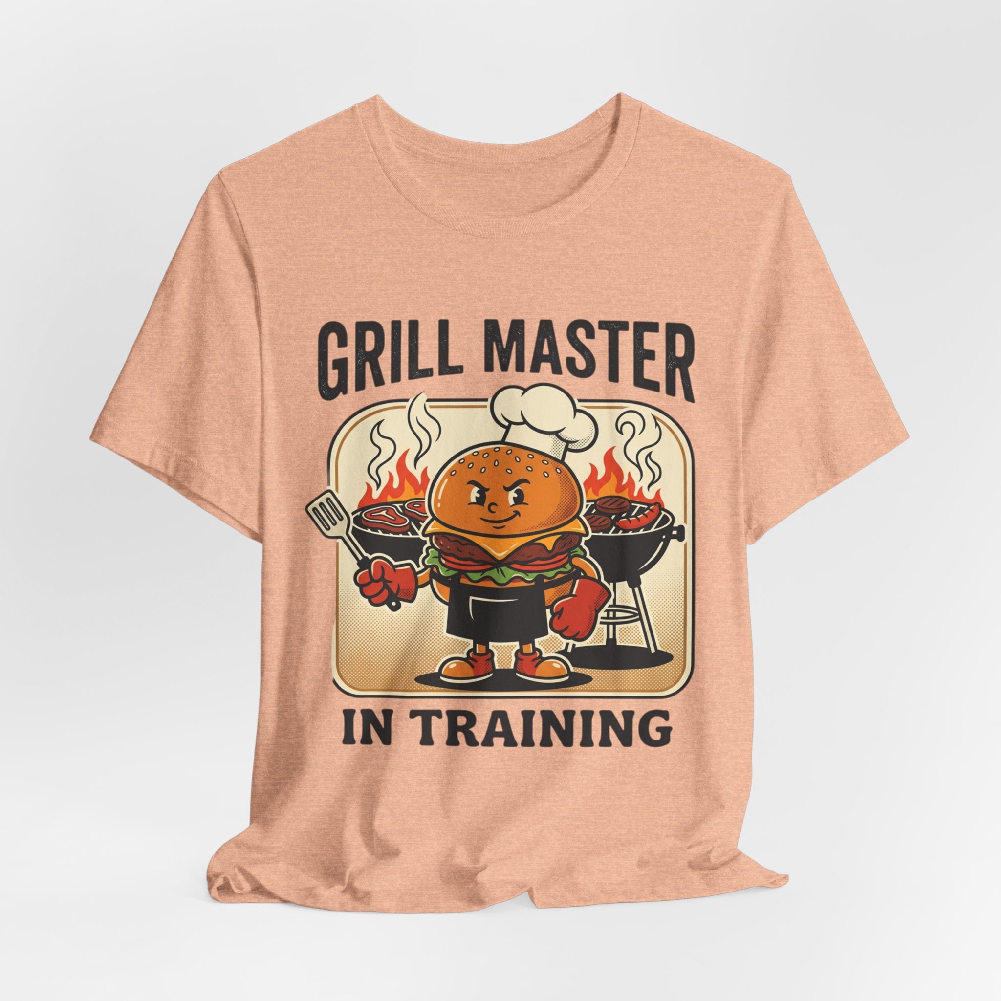 Grill Master in Training T-Shirt — Funny BBQ Burger Chef Tee