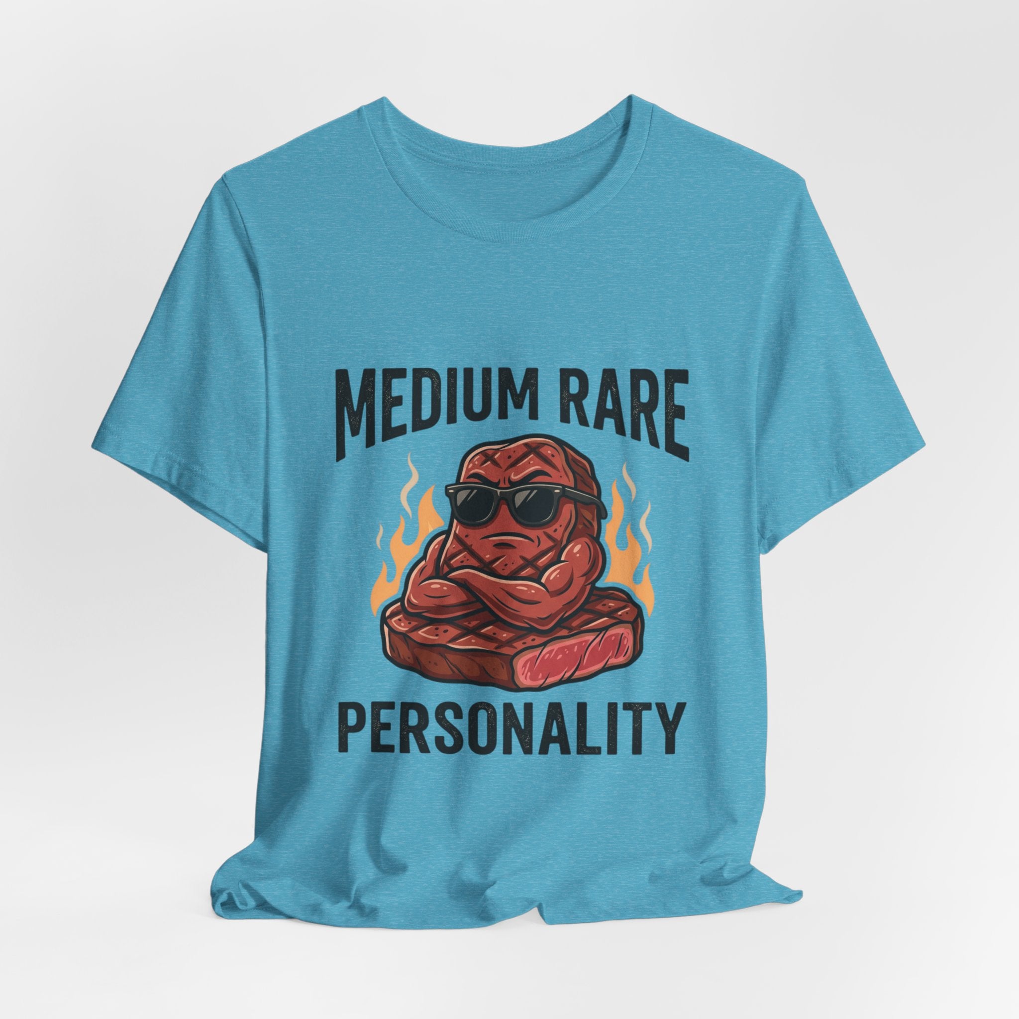 Medium Rare Personality Steak T-Shirt — Funny Grill & BBQ Shirt