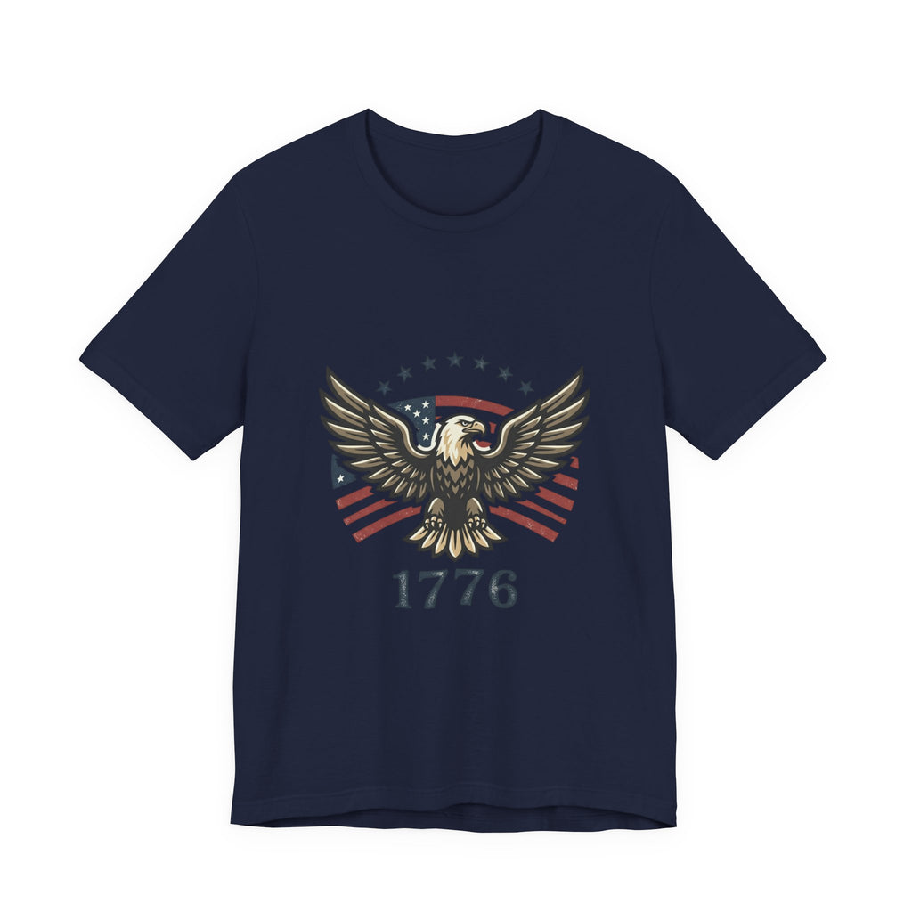 1776 Eagle Patriotic Tee | Faith and Freedom, Vintage Americana