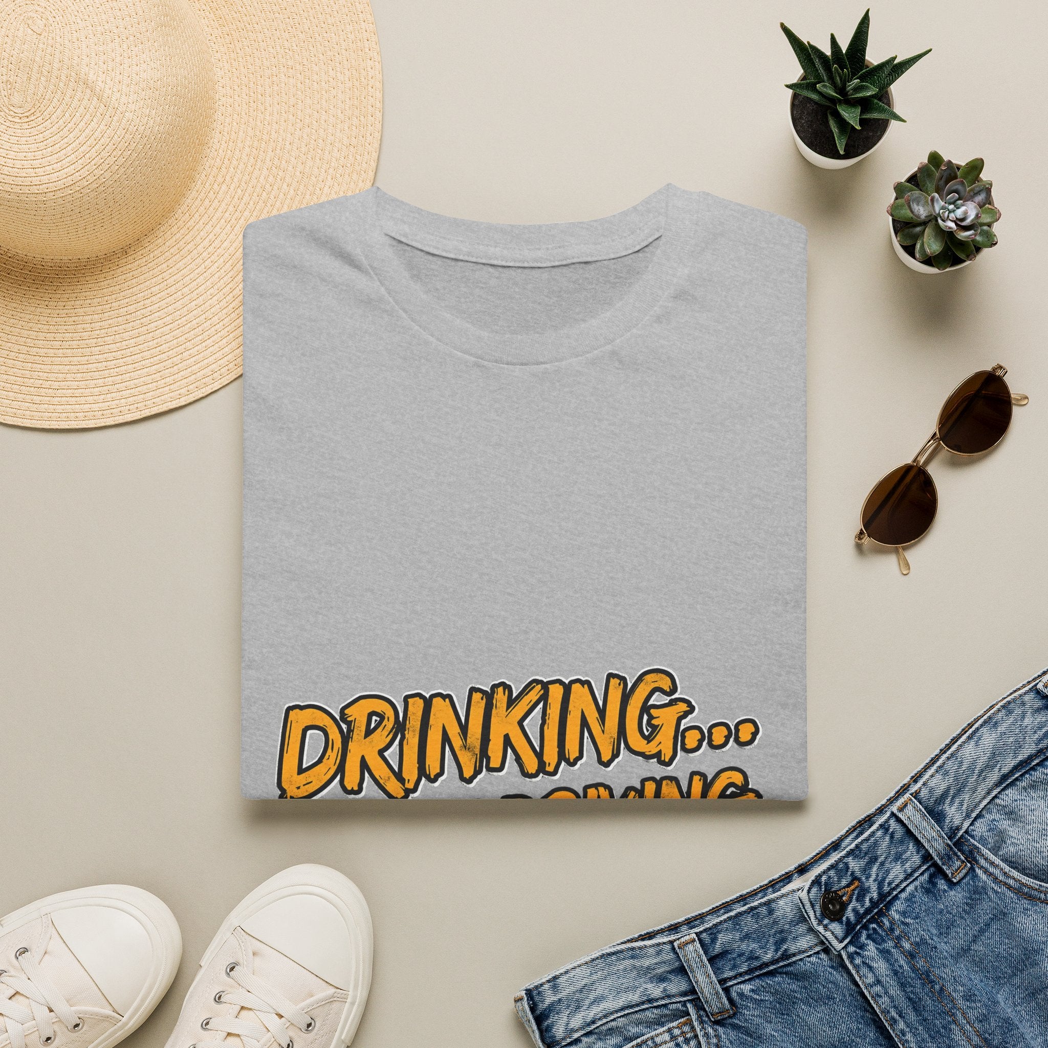 Drinking… Not Driving T-Shirt — Funny Sober Driver Awareness Tee