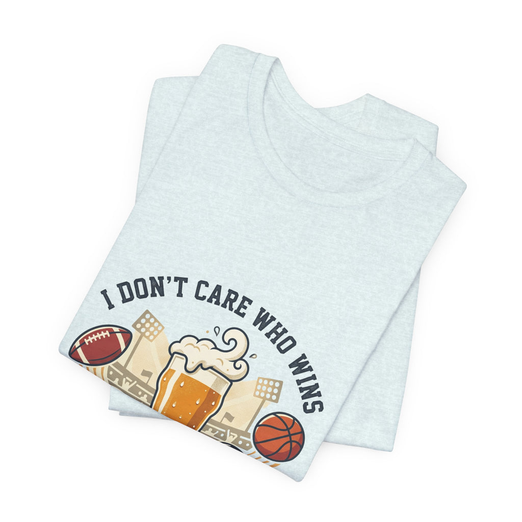 I'm Just Here for the Beer T-Shirt — Funny Sports Fan Beer Tee