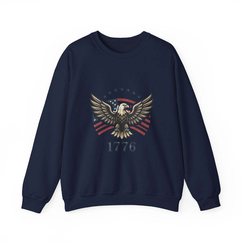 Liberty Eagle 1776 Sweatshirt | Faith-based Patriotic, Vintage Americana