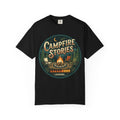 Campfire Stories T-Shirt — Vintage Camping Graphic Tee ("Campfire Stories" Loading)