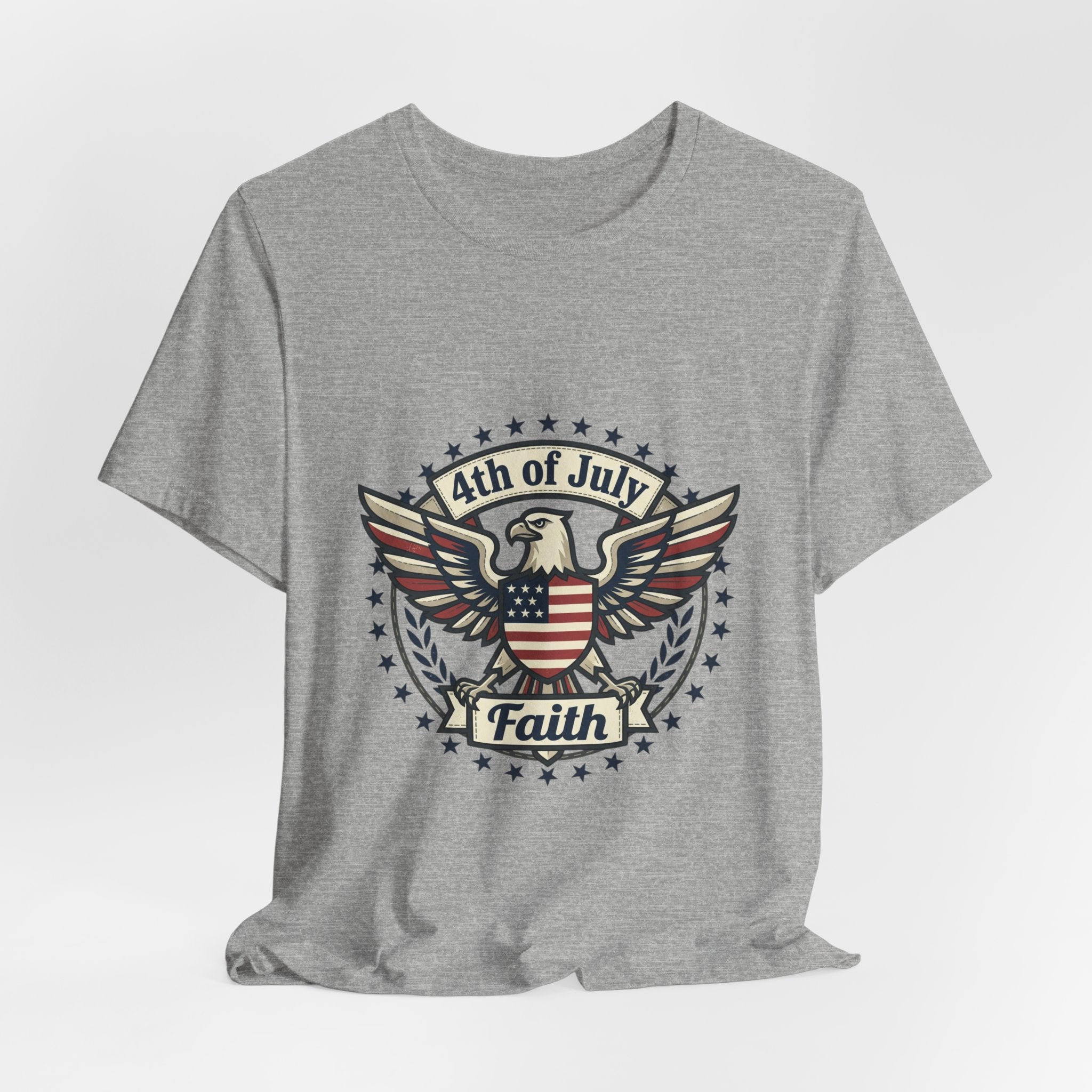 Faith & Freedom Eagle Tee | Patriotic, Vintage Americana, July 4th