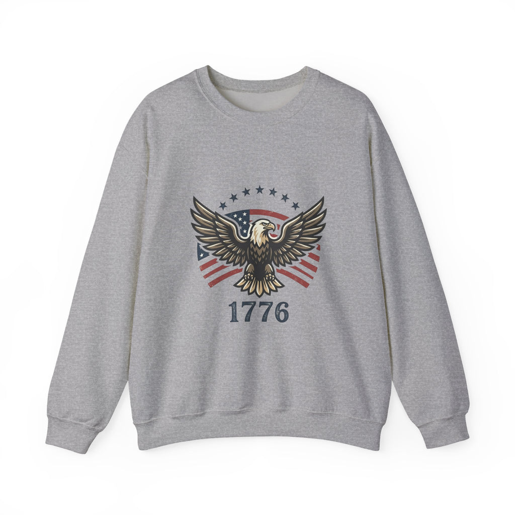 Liberty Eagle 1776 Sweatshirt | Faith-based Patriotic, Vintage Americana