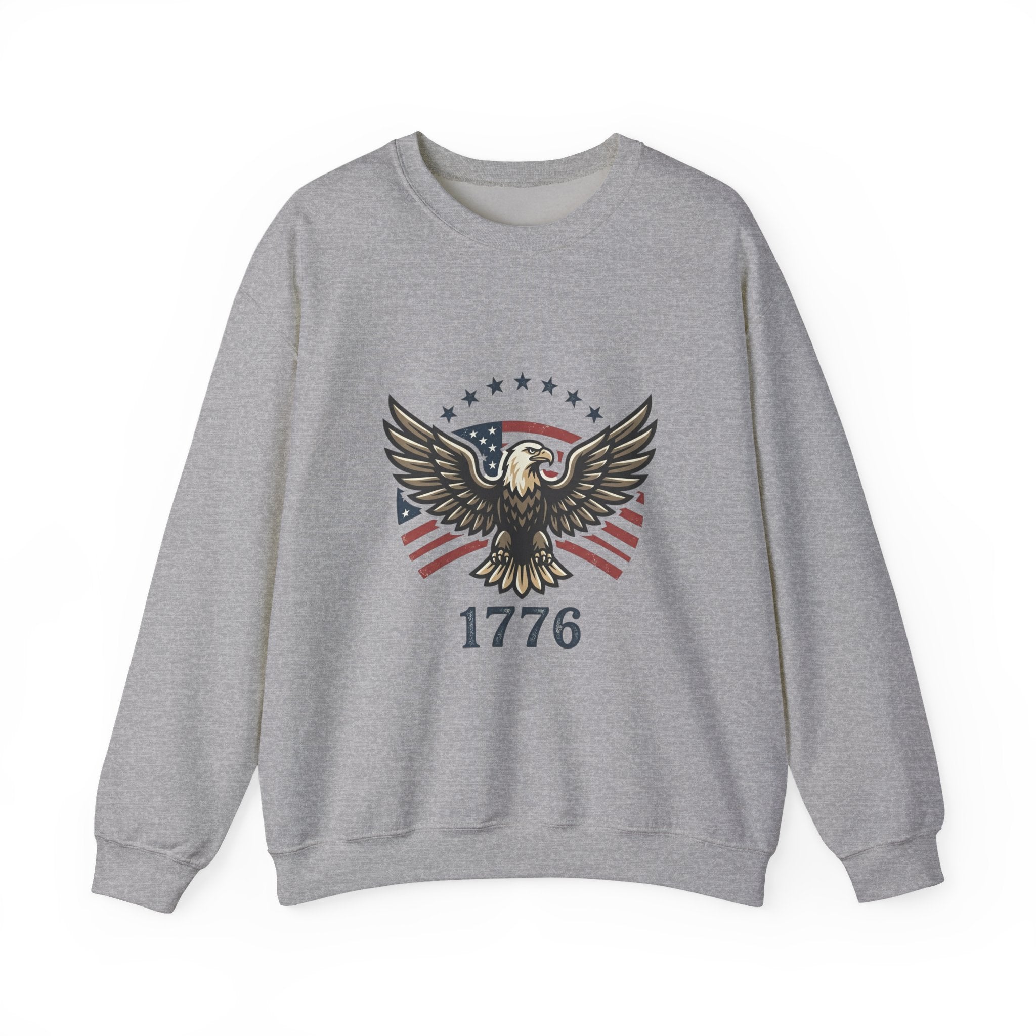 Liberty Eagle 1776 Sweatshirt | Faith-based Patriotic, Vintage Americana